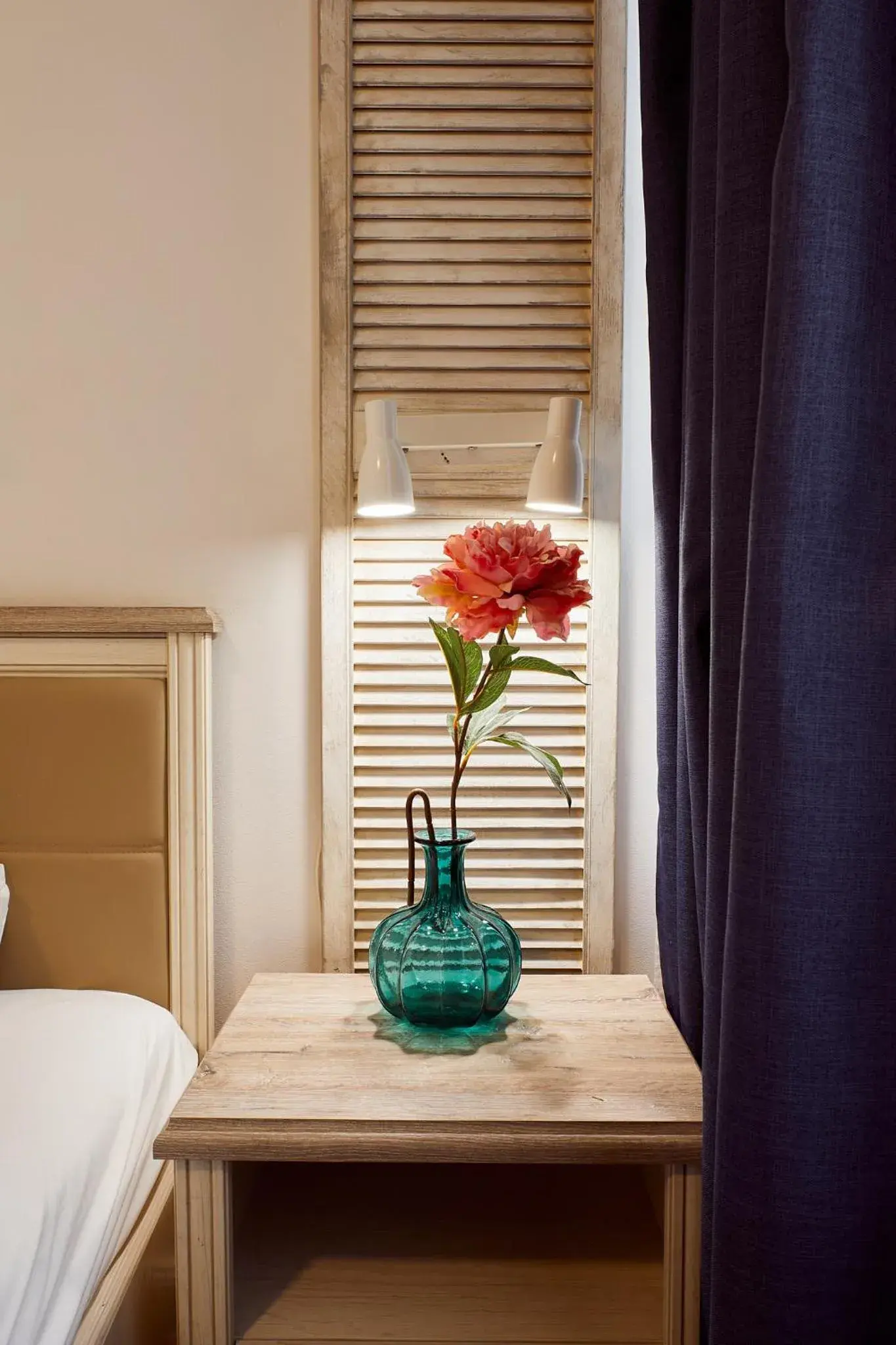 Decorative detail, Bed in Stabu Sēta Residence Decorative detail, Bed in Stabu Sēta Residence