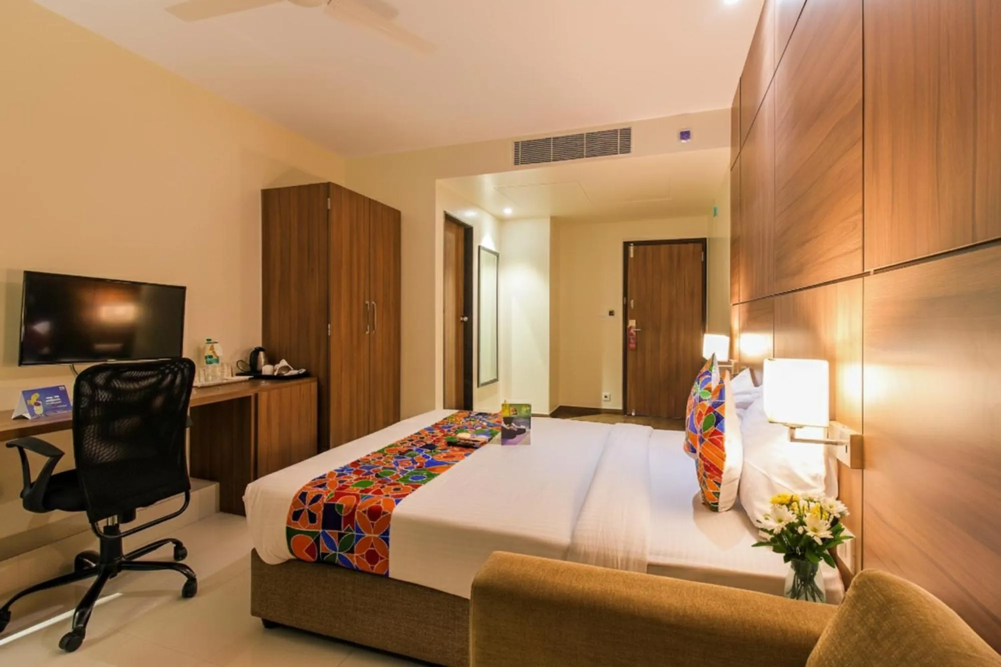 Bed in FabHotel RK International - Nr Mumbai International Airport