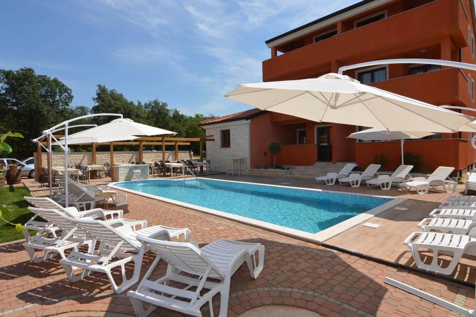 Property building in Hotel Natura Vilanija