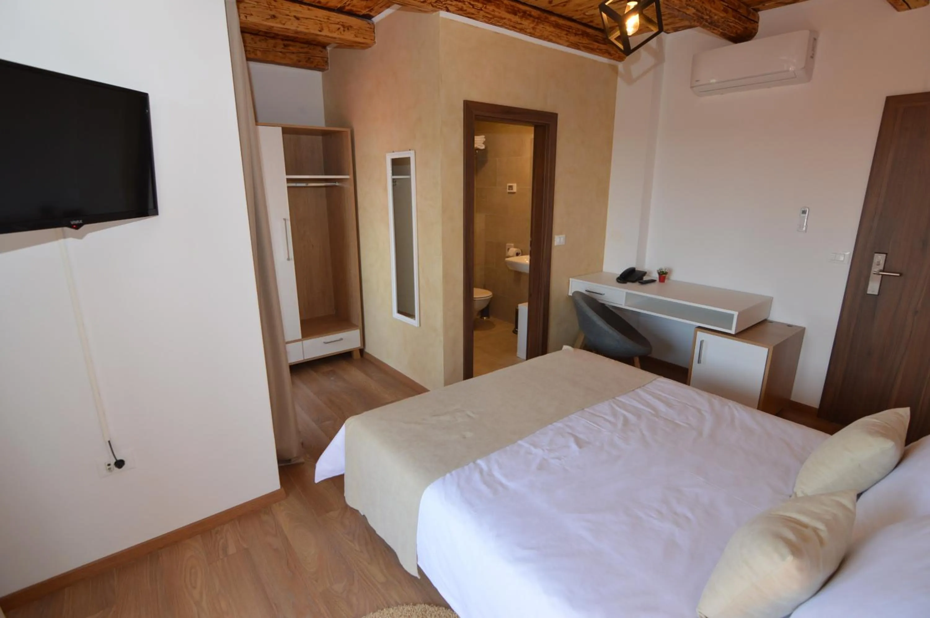 Bed in Hotel Natura Vilanija