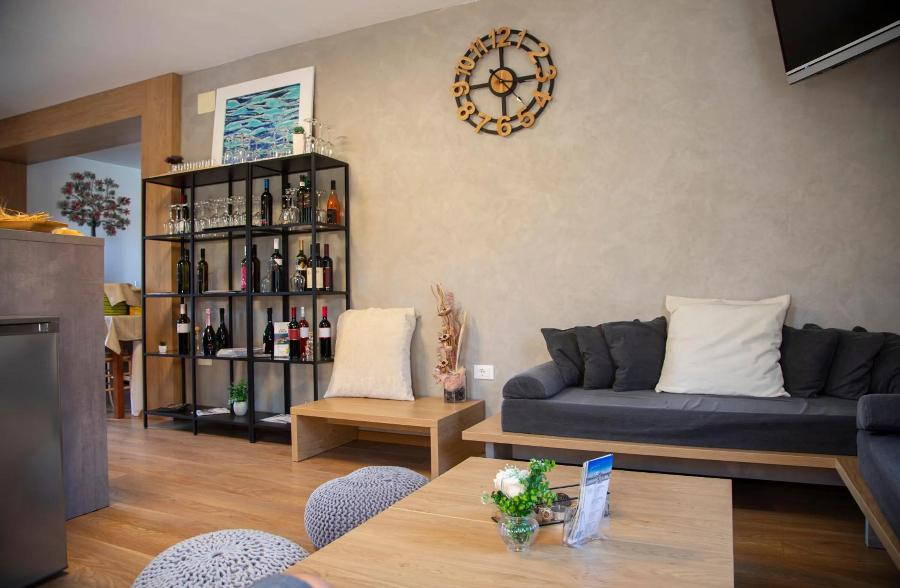 Lobby or reception in Hotel Natura Vilanija