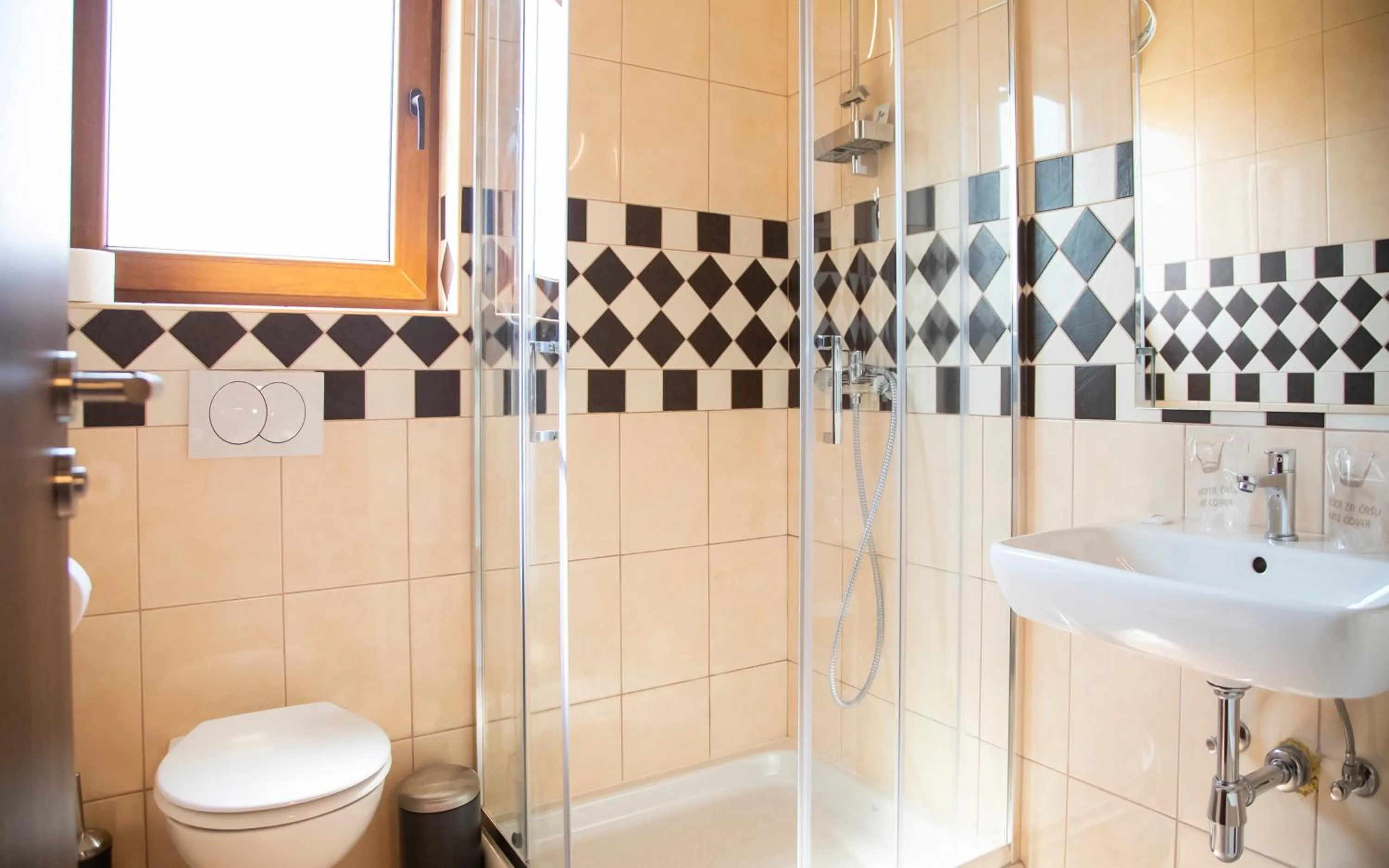 Bathroom in Hotel Natura Vilanija