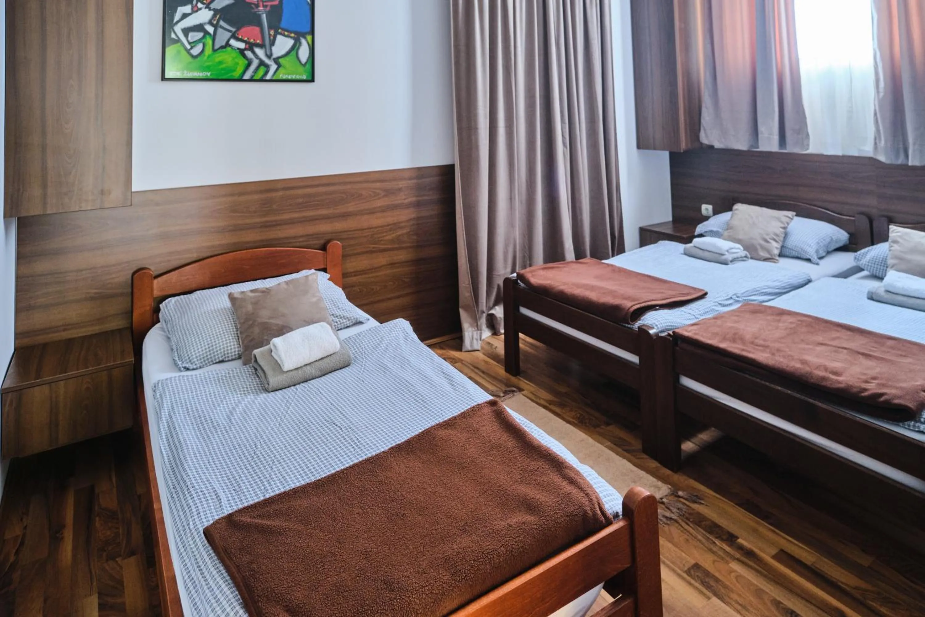 Bed in ŽUPAN apartmani