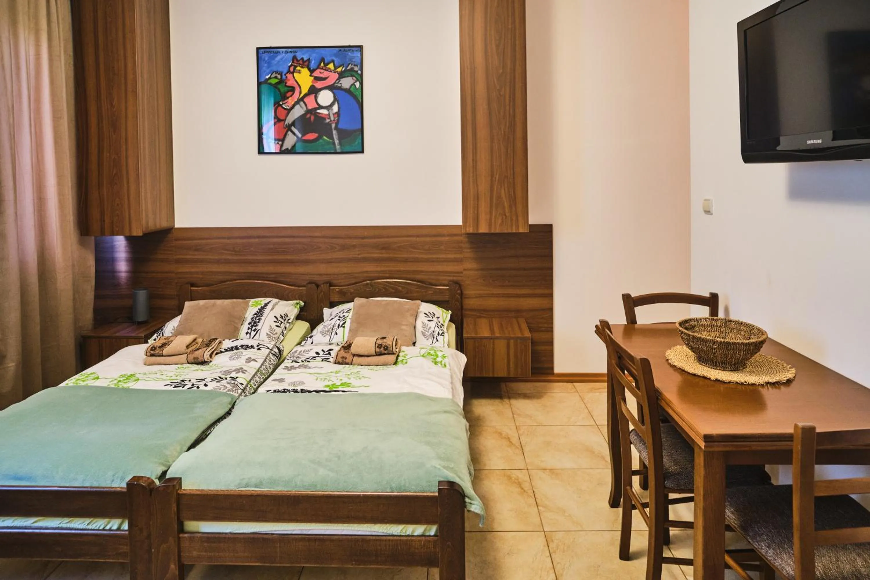 Bed in ŽUPAN apartmani