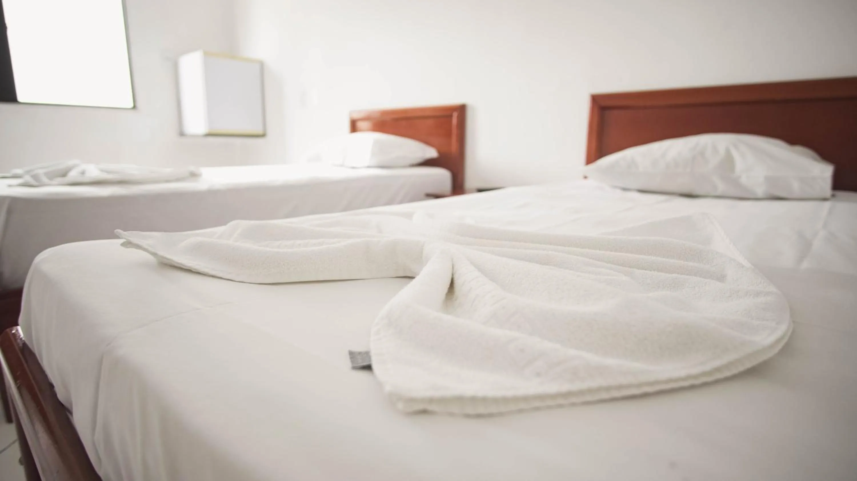 Bed in Hotel Virginia
