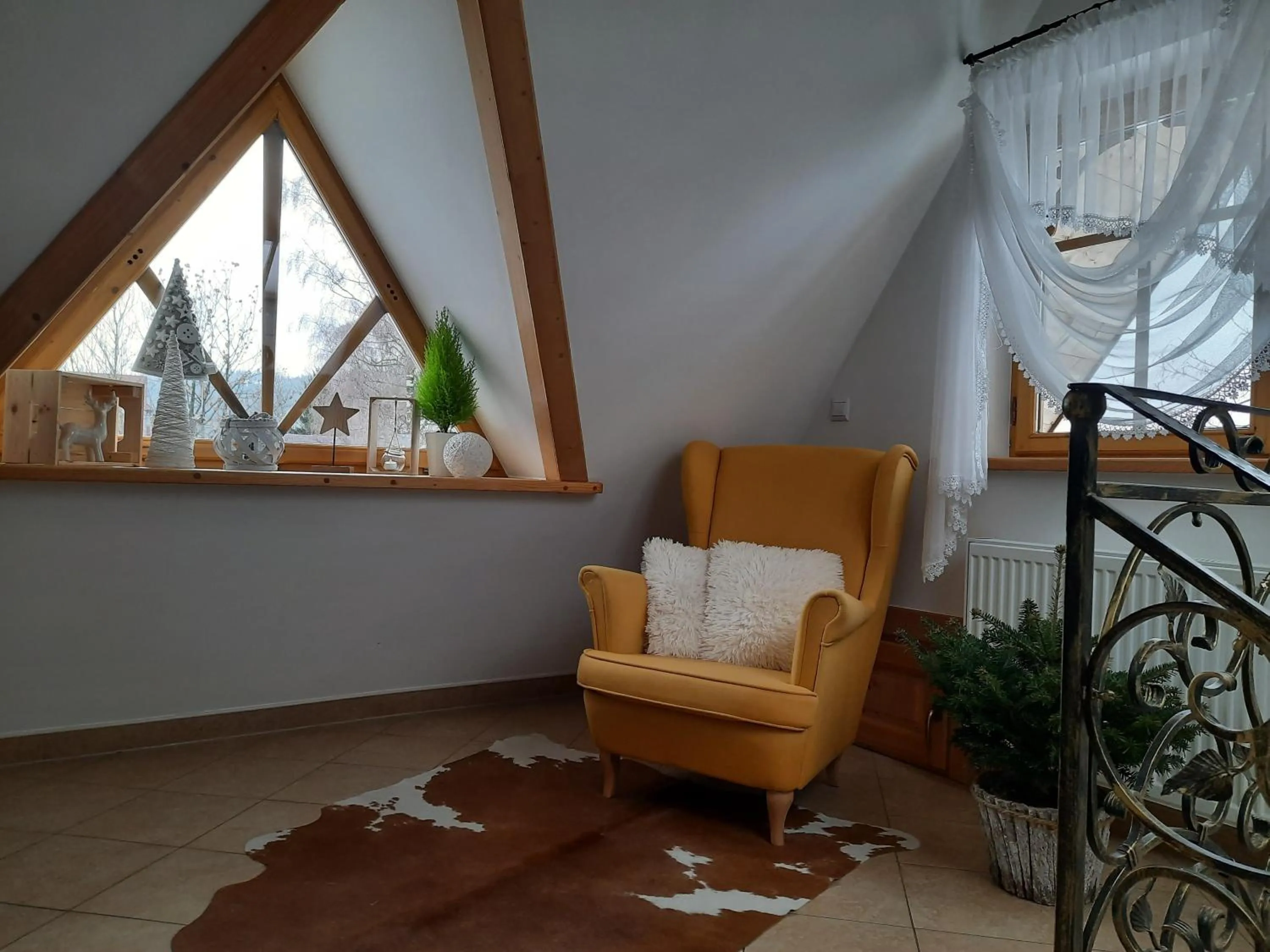 Seating area in Willa Płazówka Białczańska