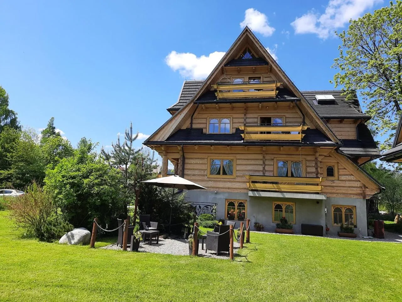 Garden in Willa Płazówka Białczańska