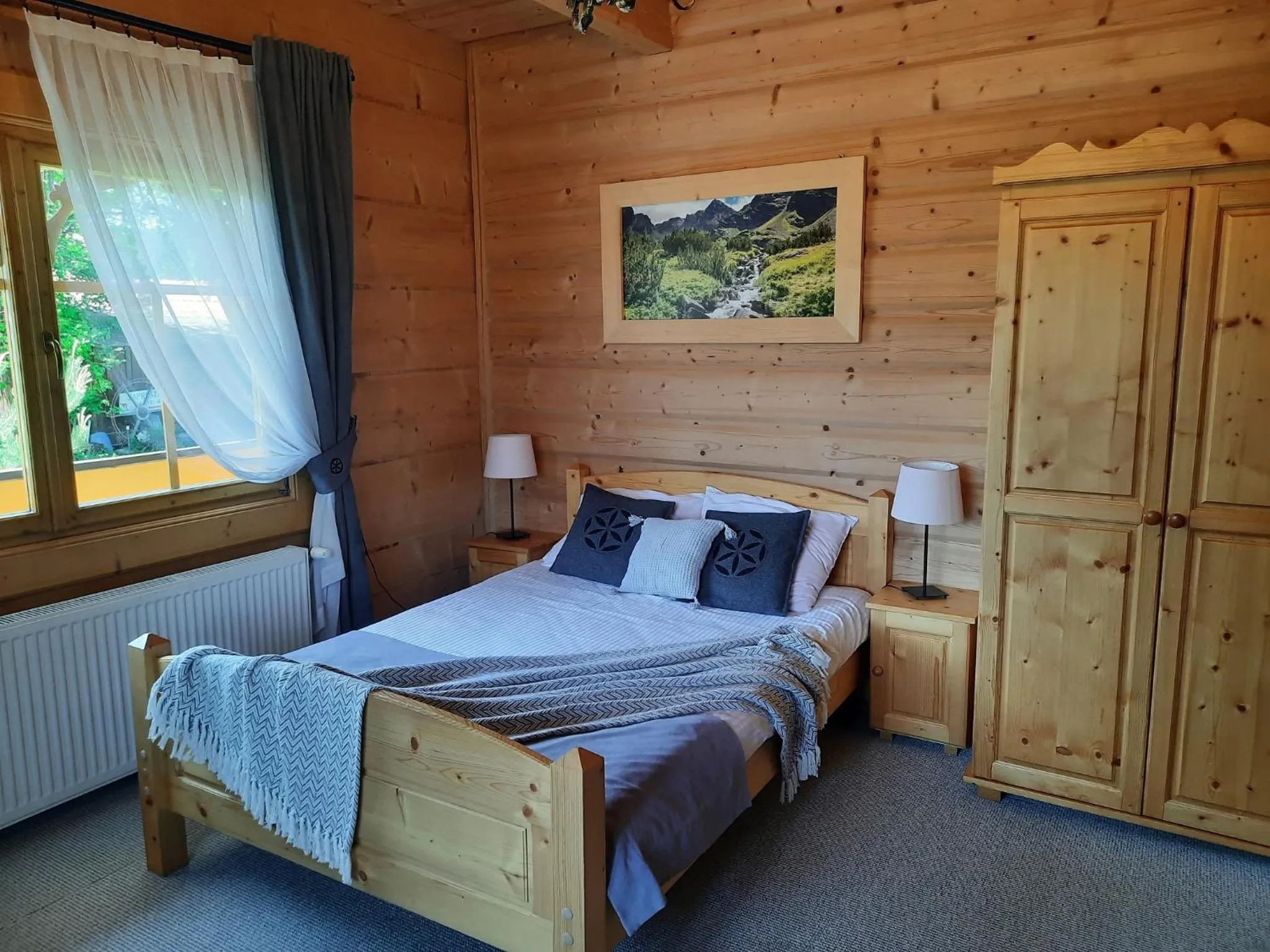 Balcony/Terrace, Bed in Willa Płazówka Białczańska