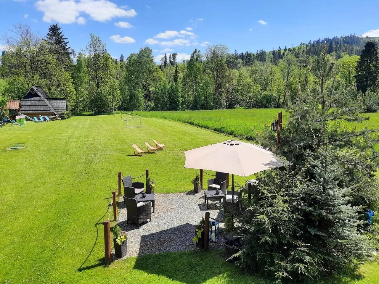 Garden in Willa Płazówka Białczańska