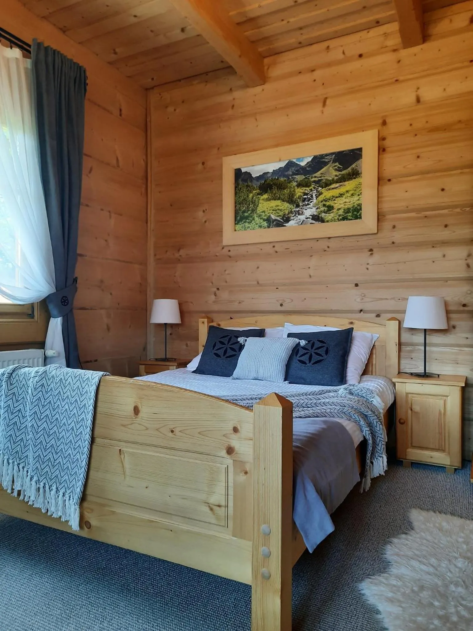 Balcony/Terrace, Bed in Willa Płazówka Białczańska