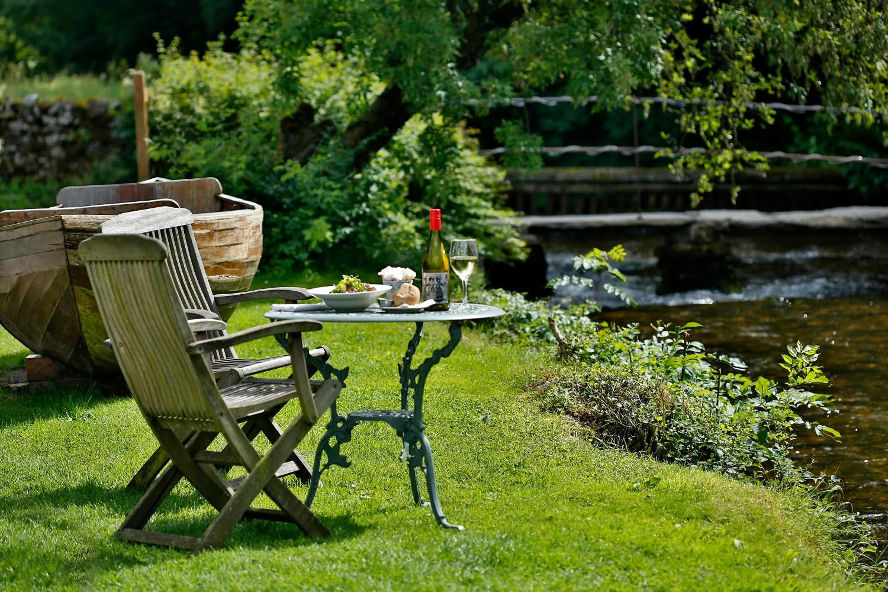 Patio in Beck Hall