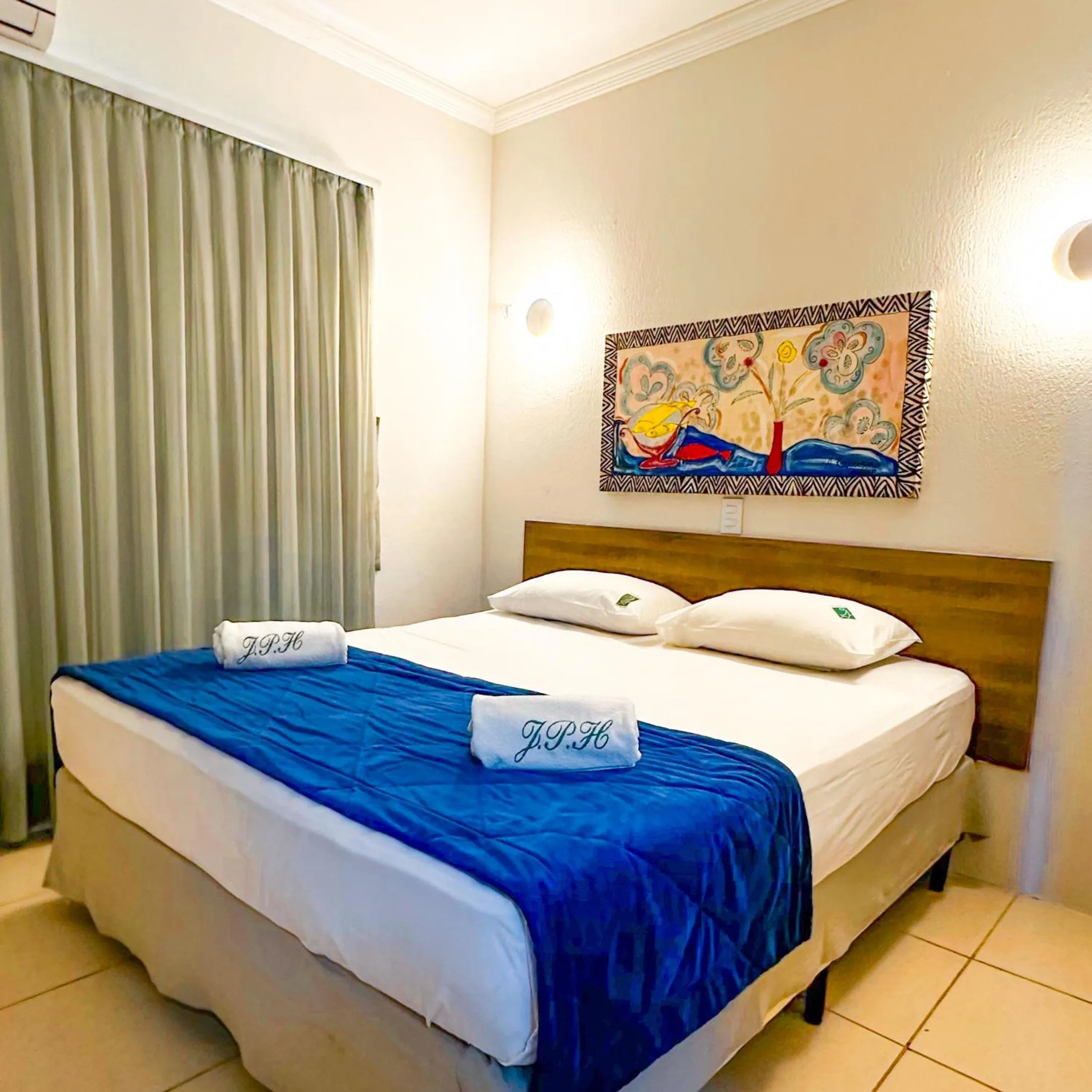 Bed in Jangadeiro Praia Hotel Resort - Parque Aquático e Pé na Areia