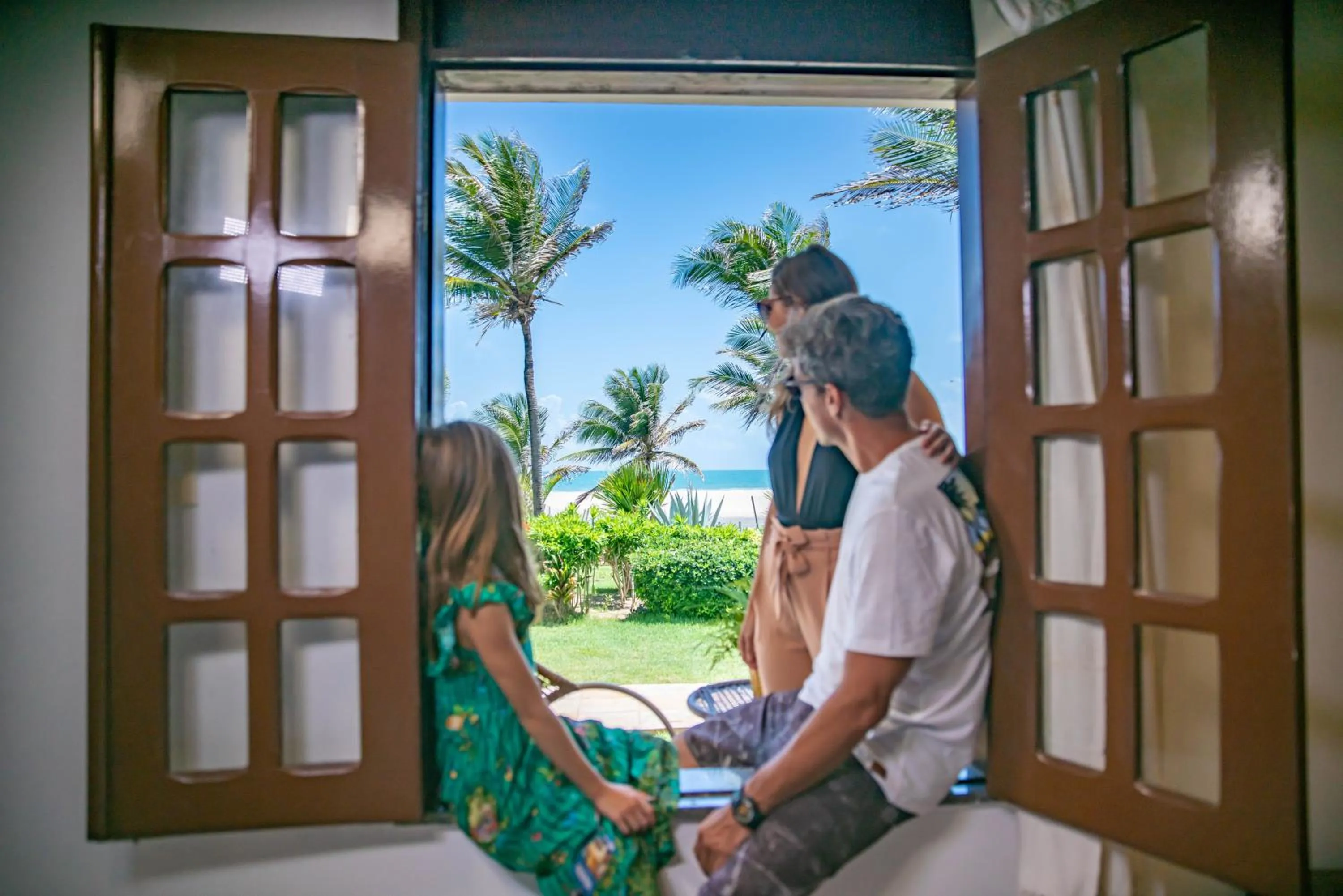 Patio in Jangadeiro Praia Hotel Resort - Parque Aquático e Pé na Areia