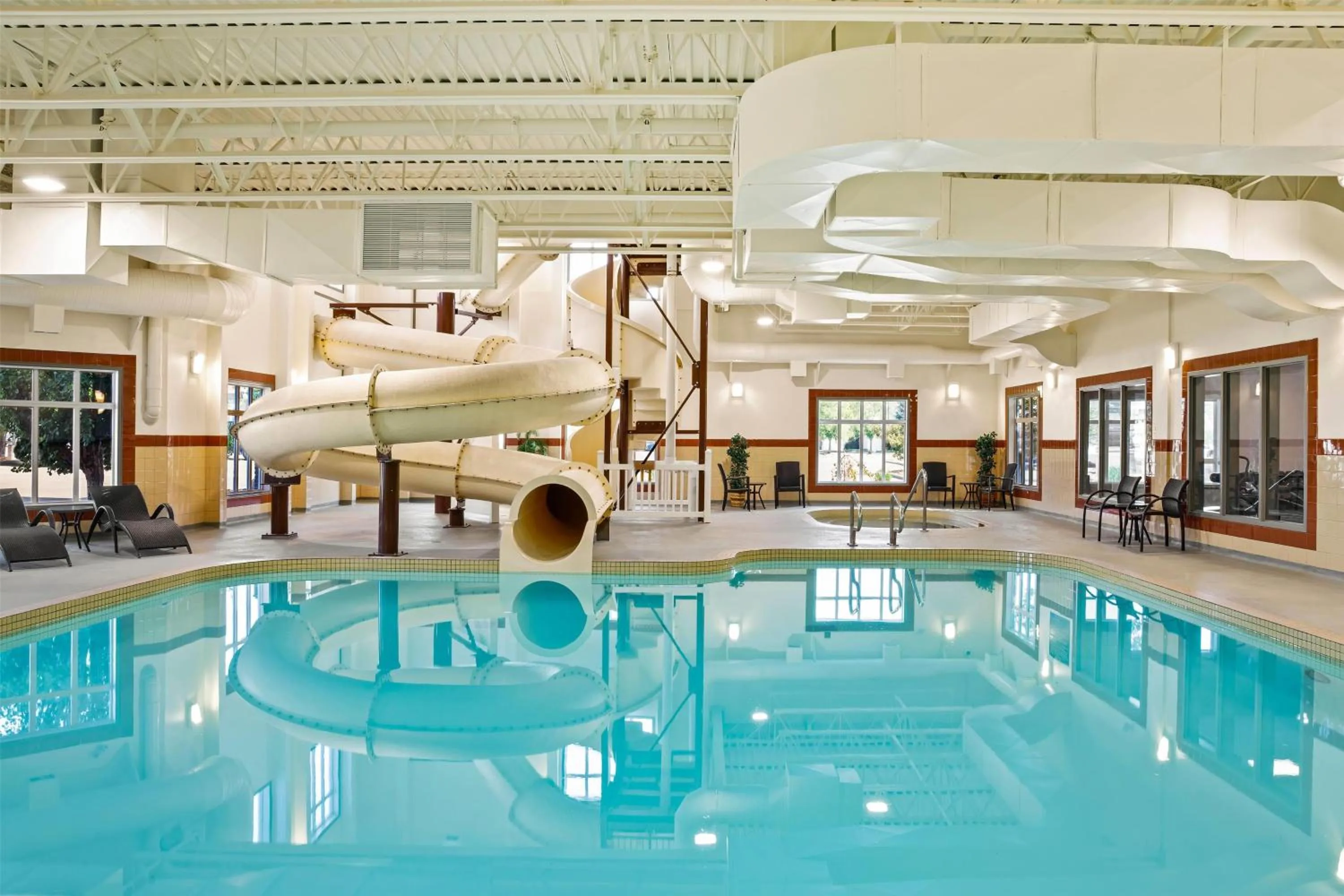 Swimming pool in Ramada by Wyndham Drumheller Hotel & Suites