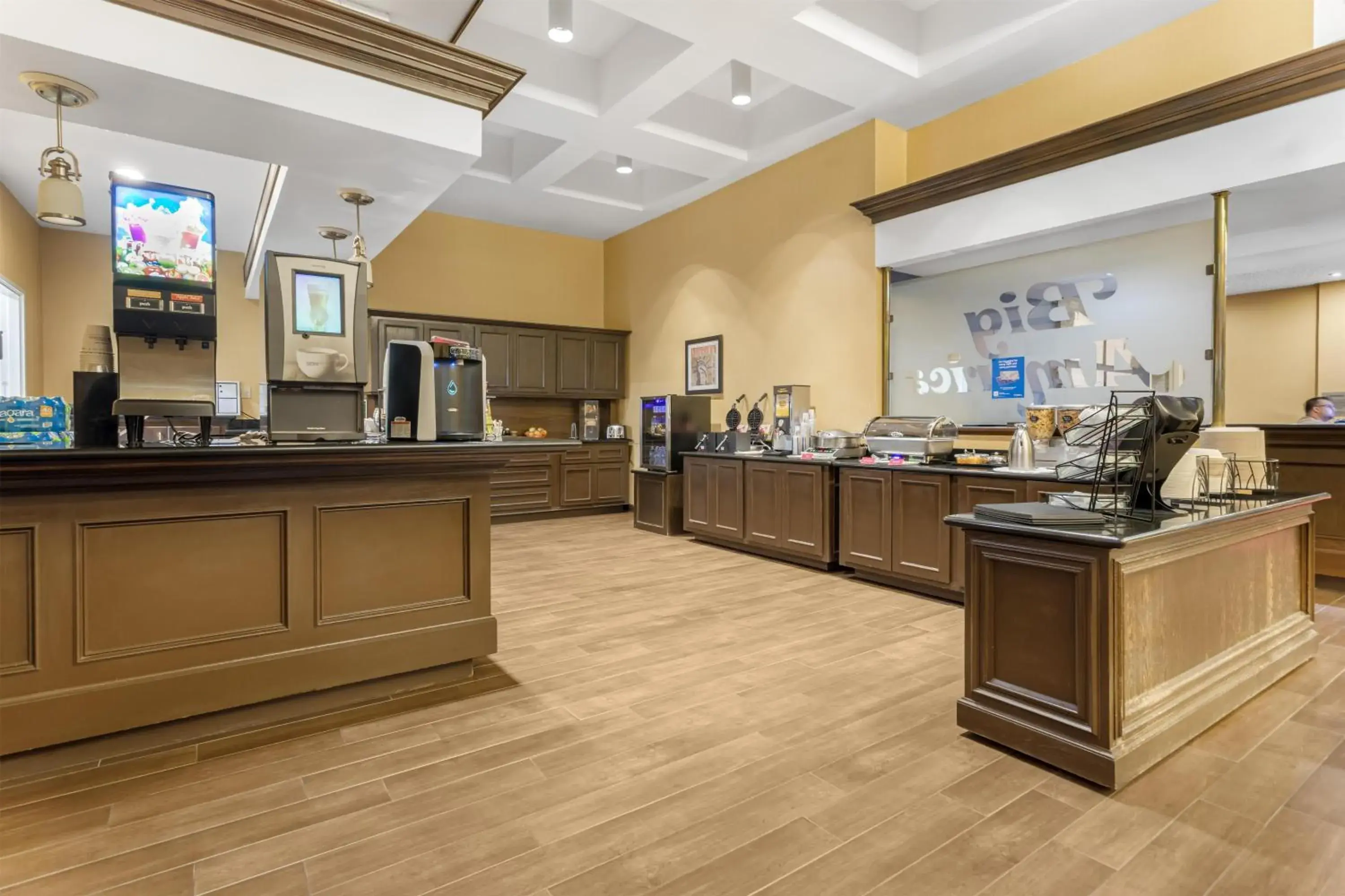 Breakfast in Best Western Plus Big America Breakfast in Best Western Plus Big America