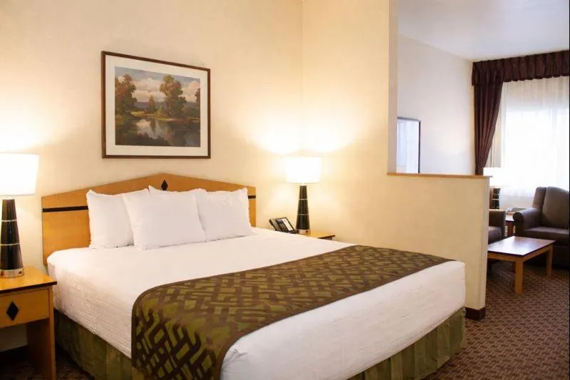 Bedroom, Bed in Crystal Inn Hotel & Suites - Great Falls