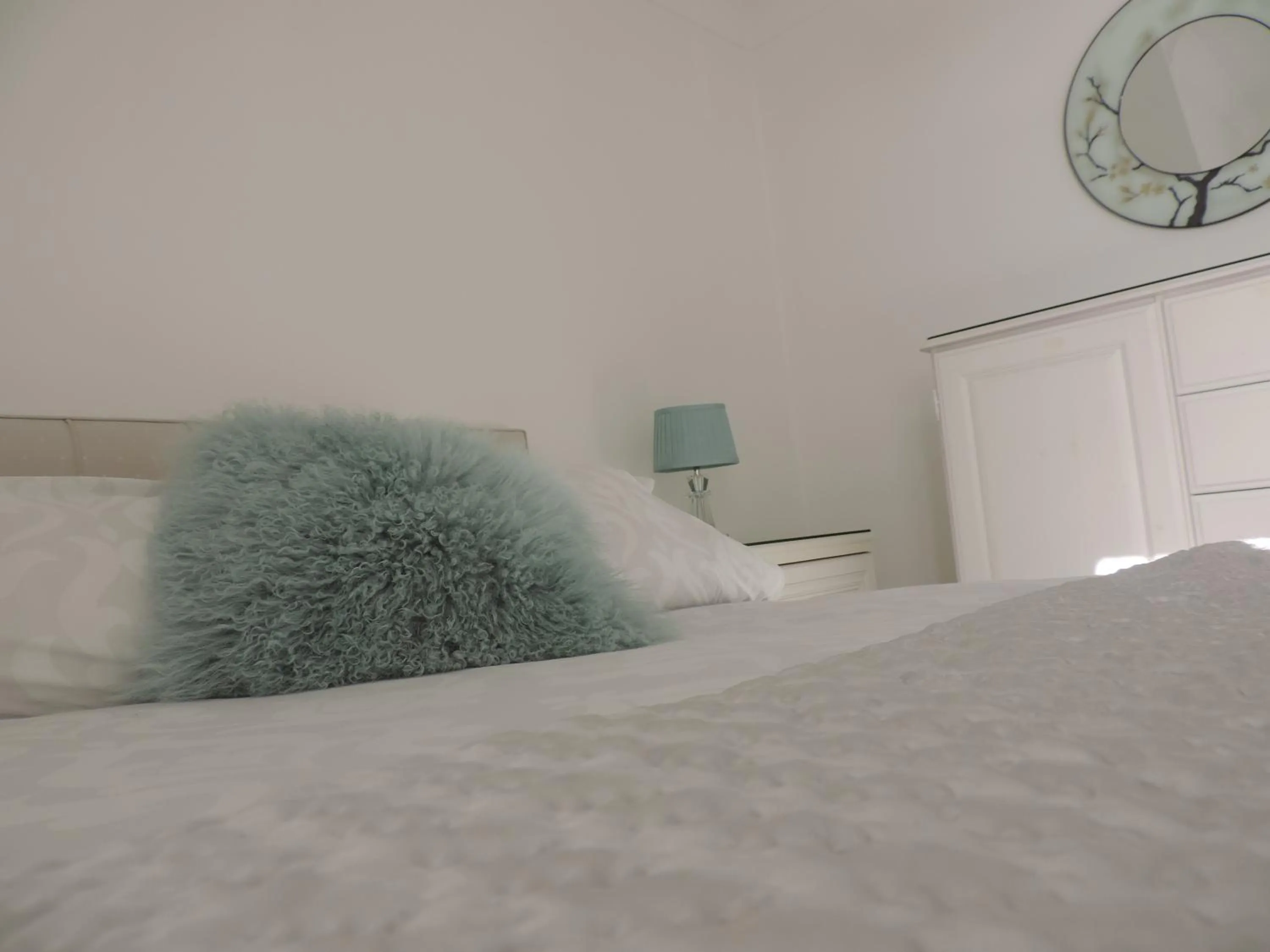 Bed in Sea Breeze Apartment