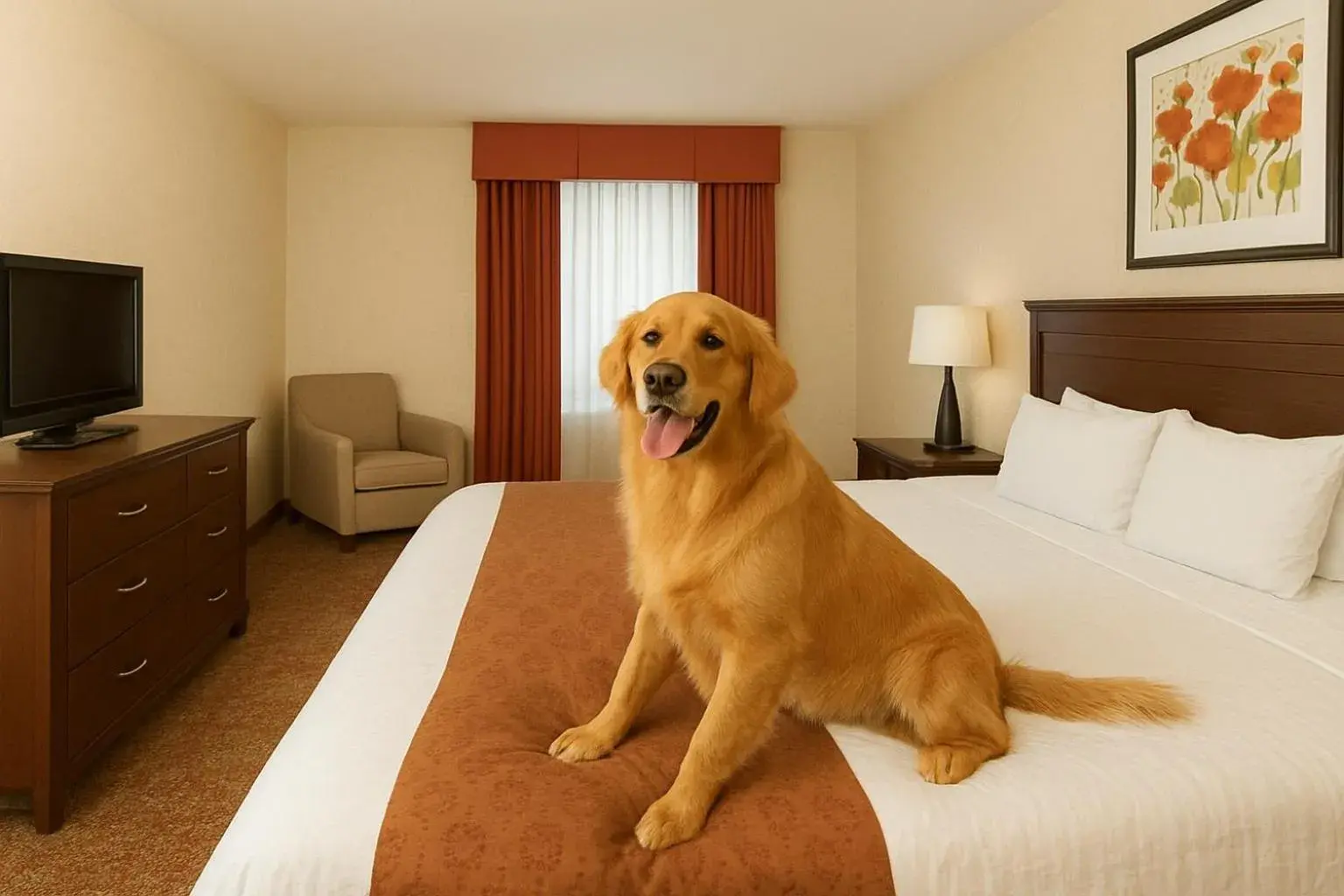 pet friendly, Bed in Crystal Inn Hotel & Suites - West Valley City pet friendly, Bed in Crystal Inn Hotel & Suites - West Valley City