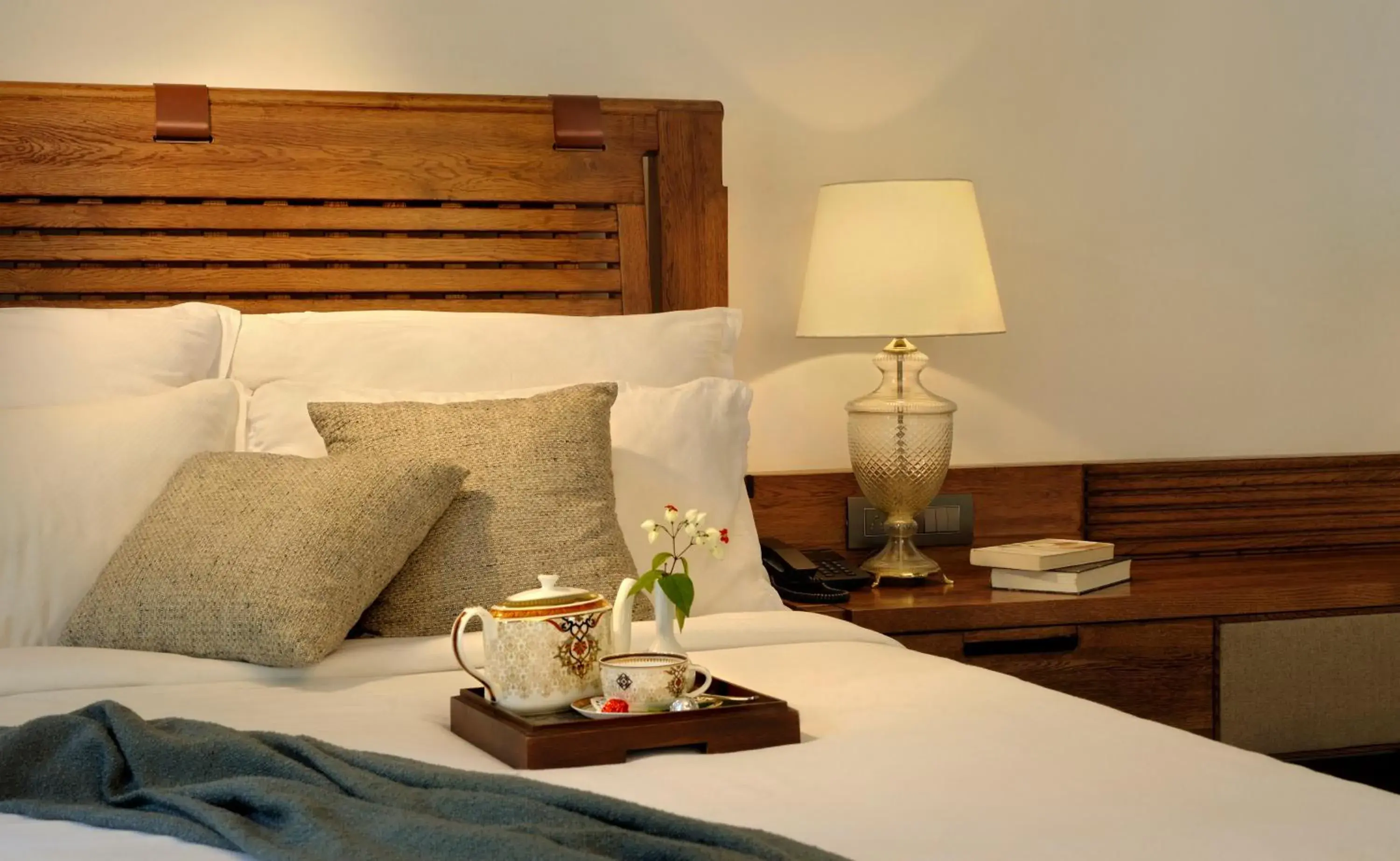 Bed in Amanvana Spa Resort, Coorg Bed in Amanvana Spa Resort, Coorg