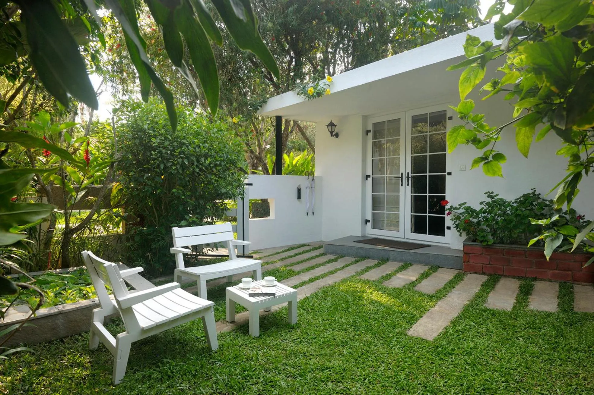 Inner courtyard view in Amanvana Spa Resort, Coorg