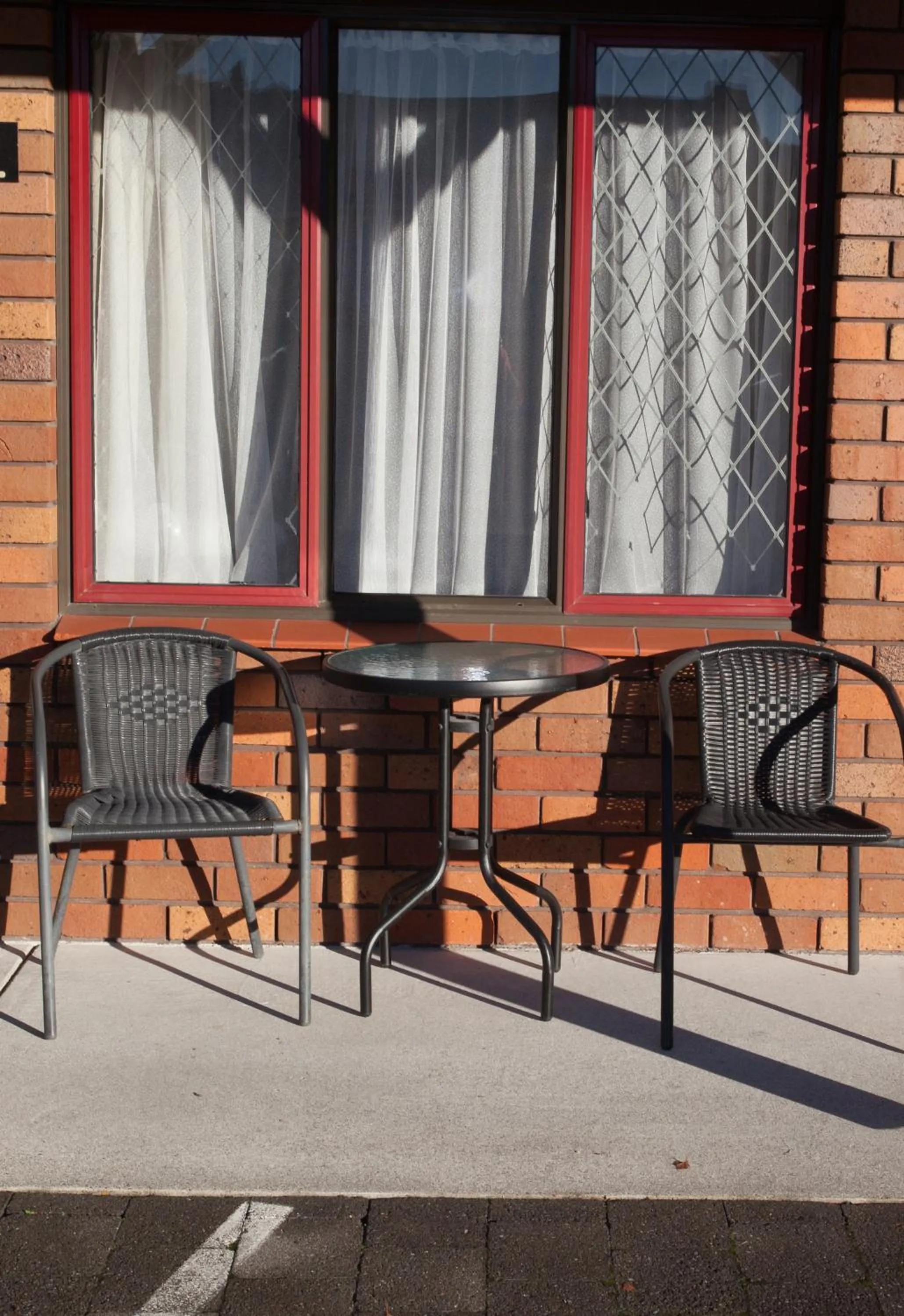 Patio in Alton Lodge Motel