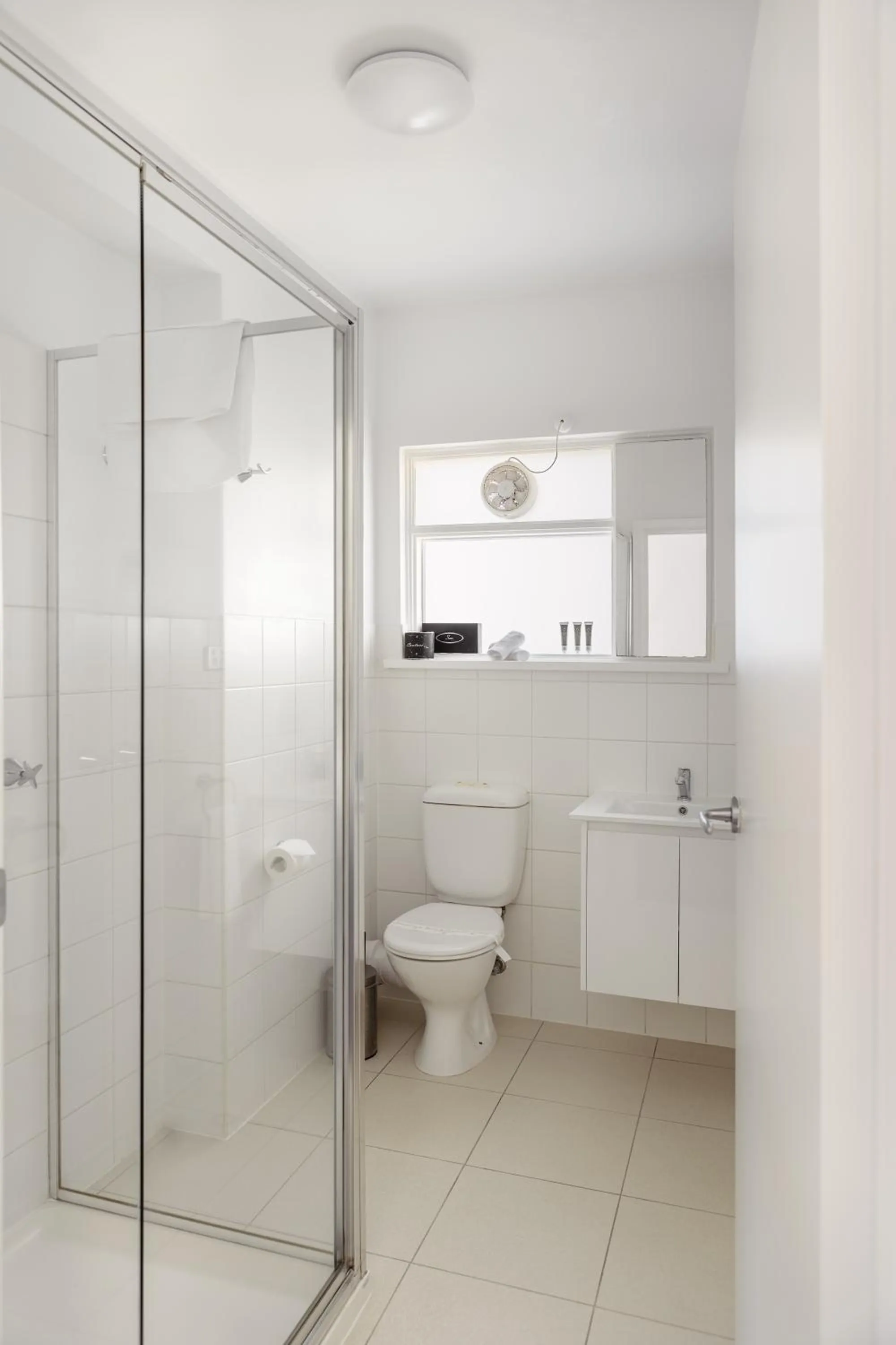 Bathroom in MAC South Yarra by Melbourne Apartment Collection