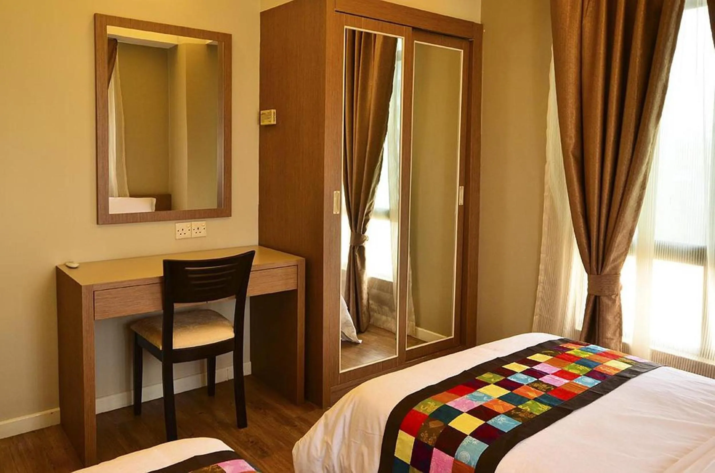 Decorative detail, Bed in Jetty Suites Apartments