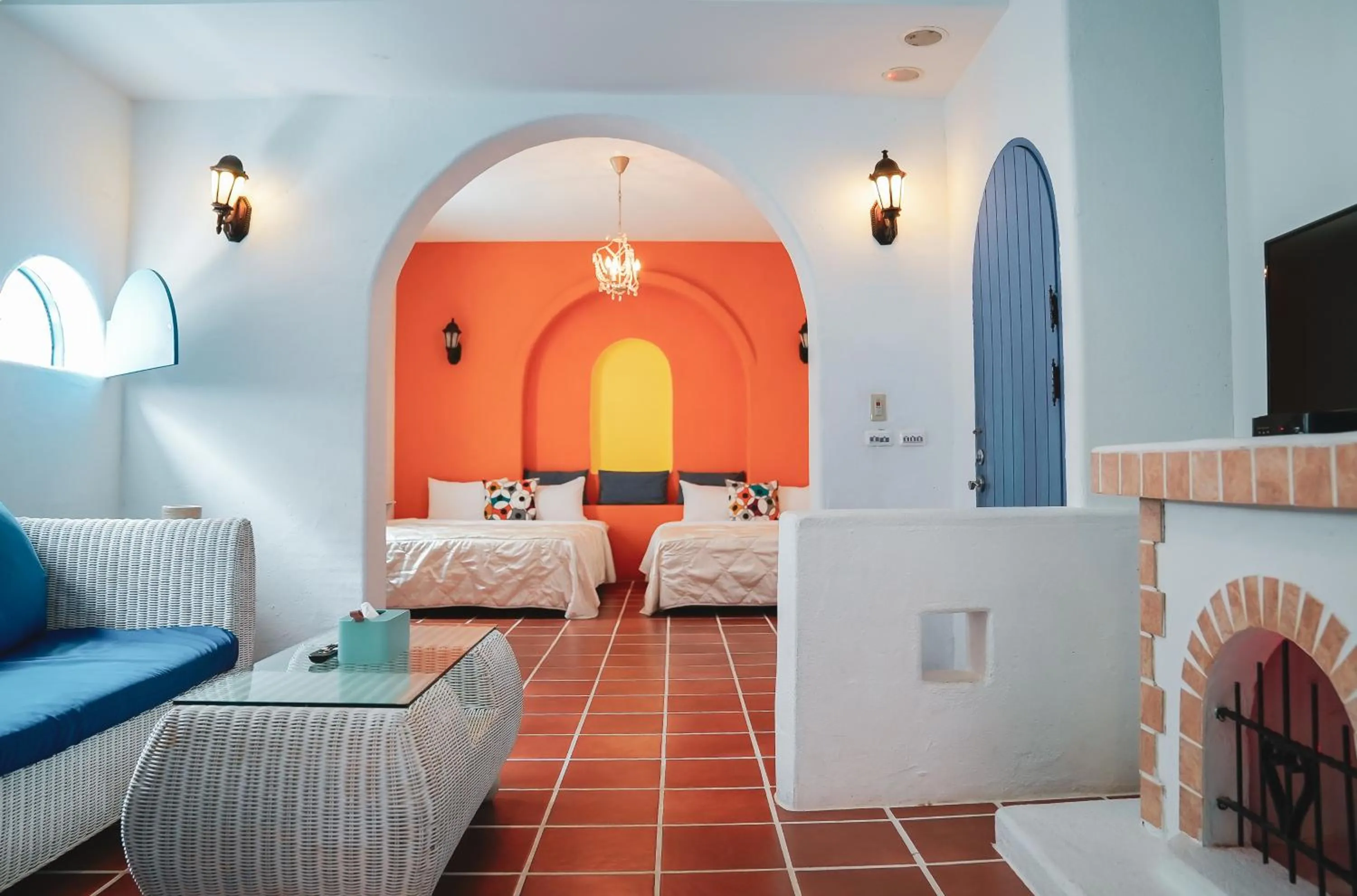 Bed in Bethlehem B&B Kenting