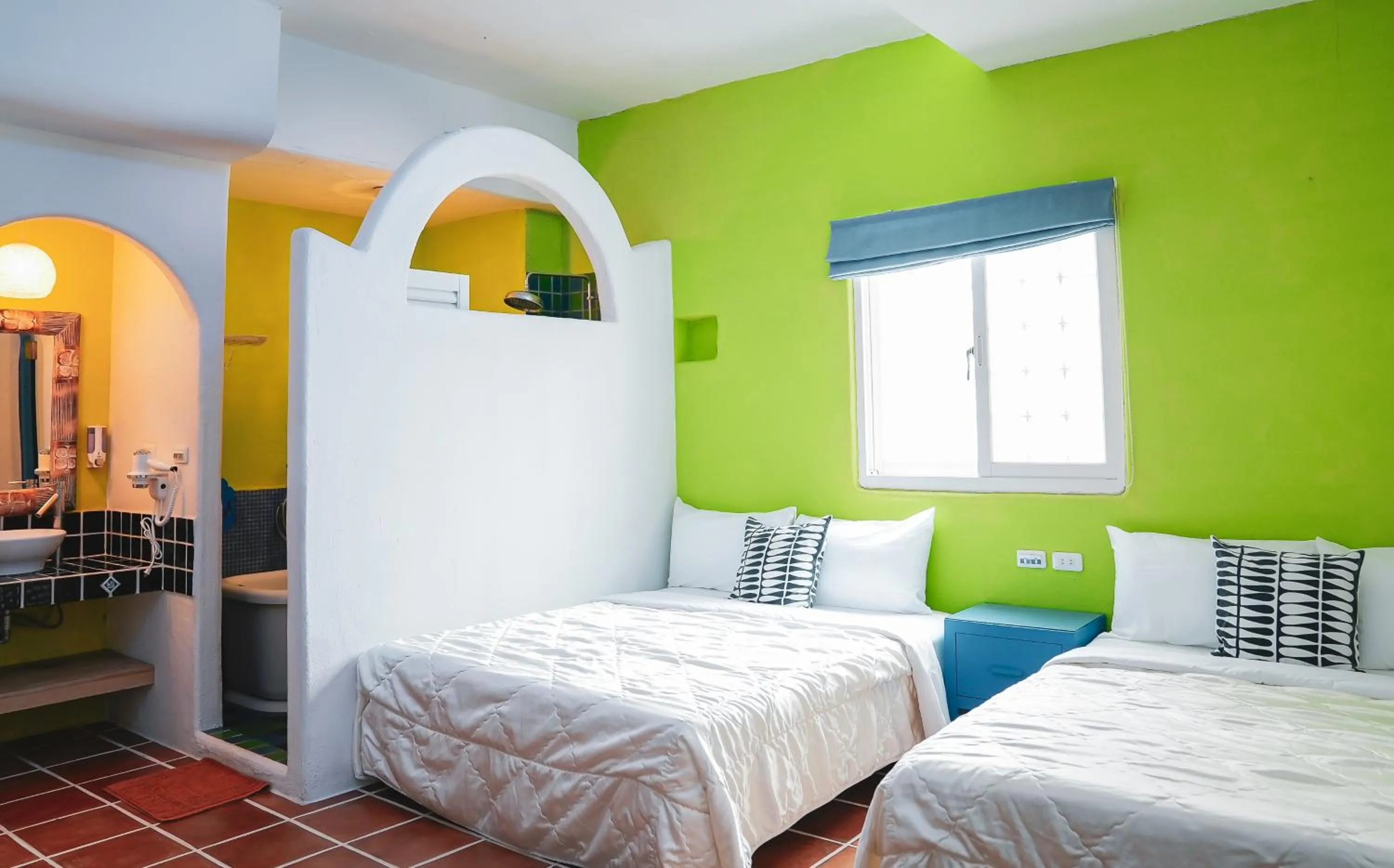 Bed in Bethlehem B&B Kenting