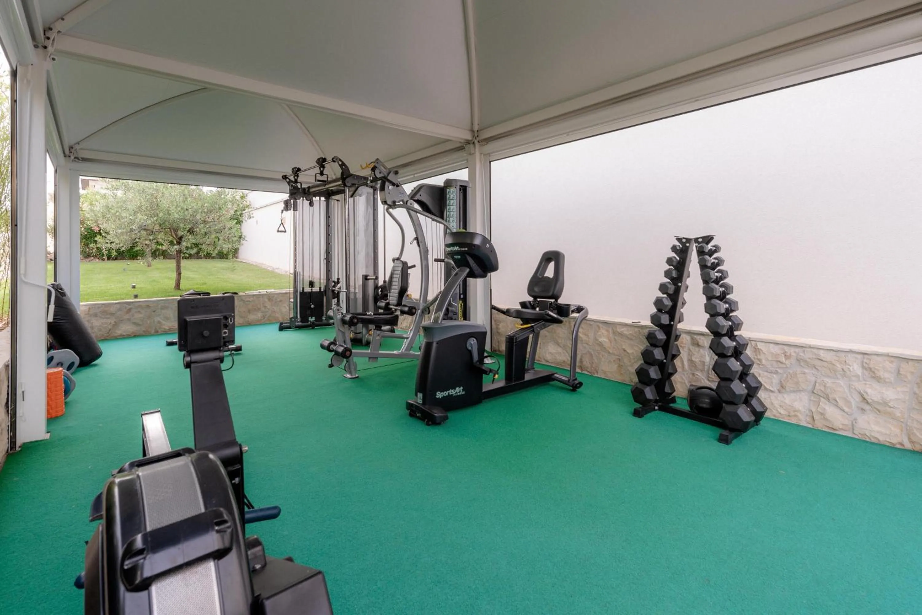 Fitness centre/facilities in Aparthotel Joel