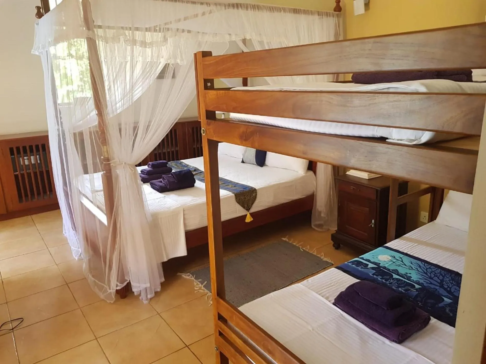 Bedroom, Bed in Villa Tara