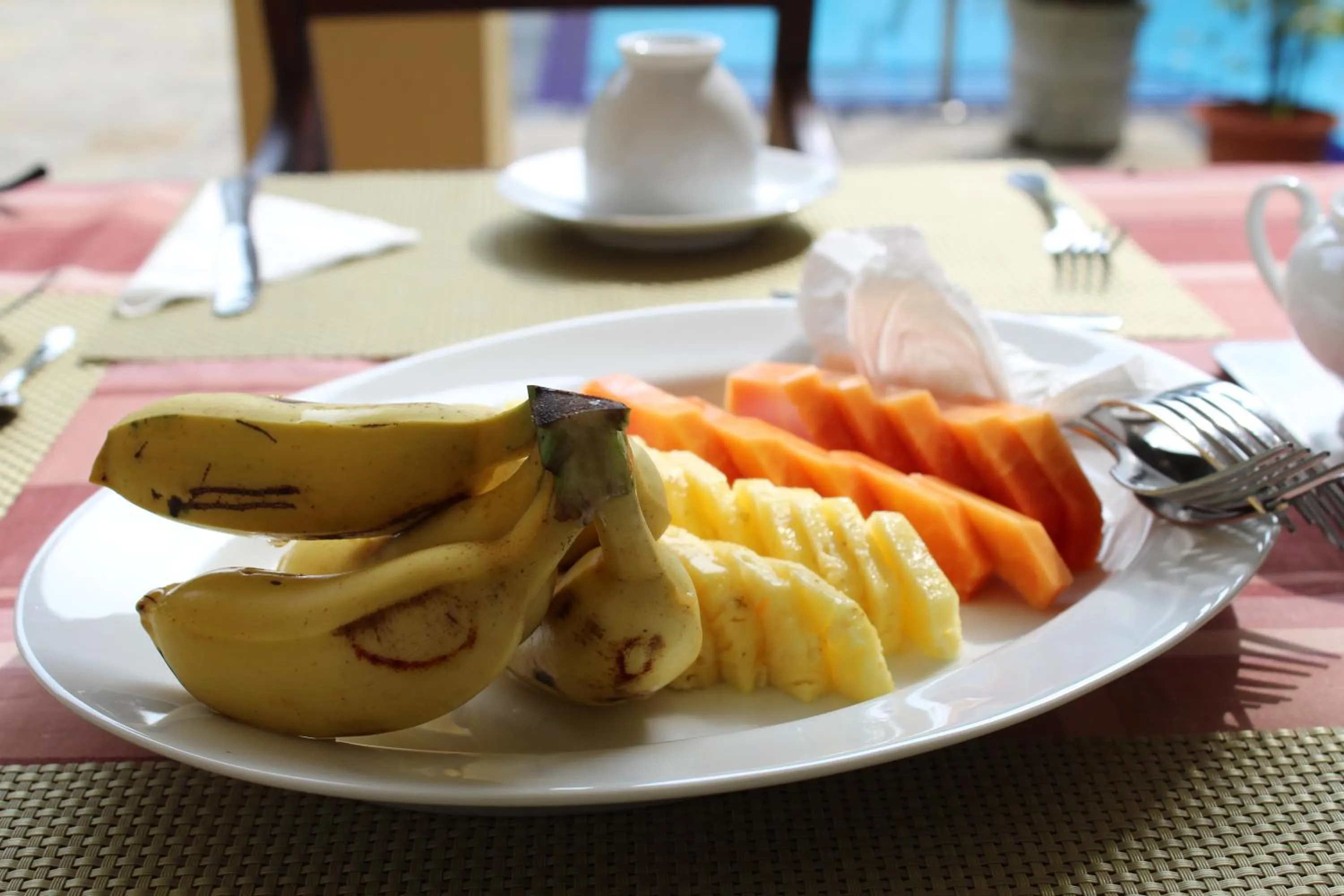 Continental breakfast in Villa Tara