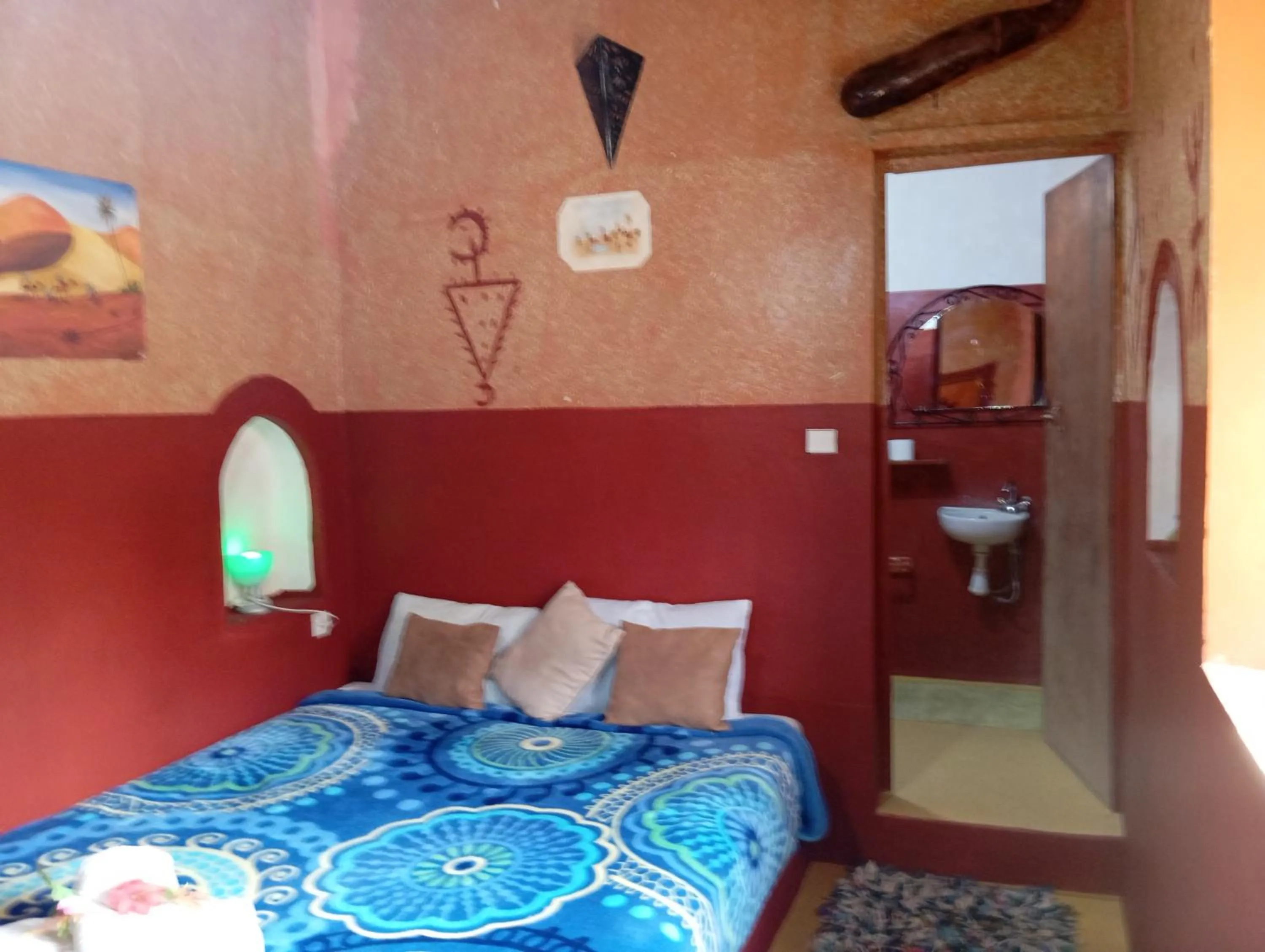 Bedroom, Bed in Kasbah tifaoute ait Ben haddou