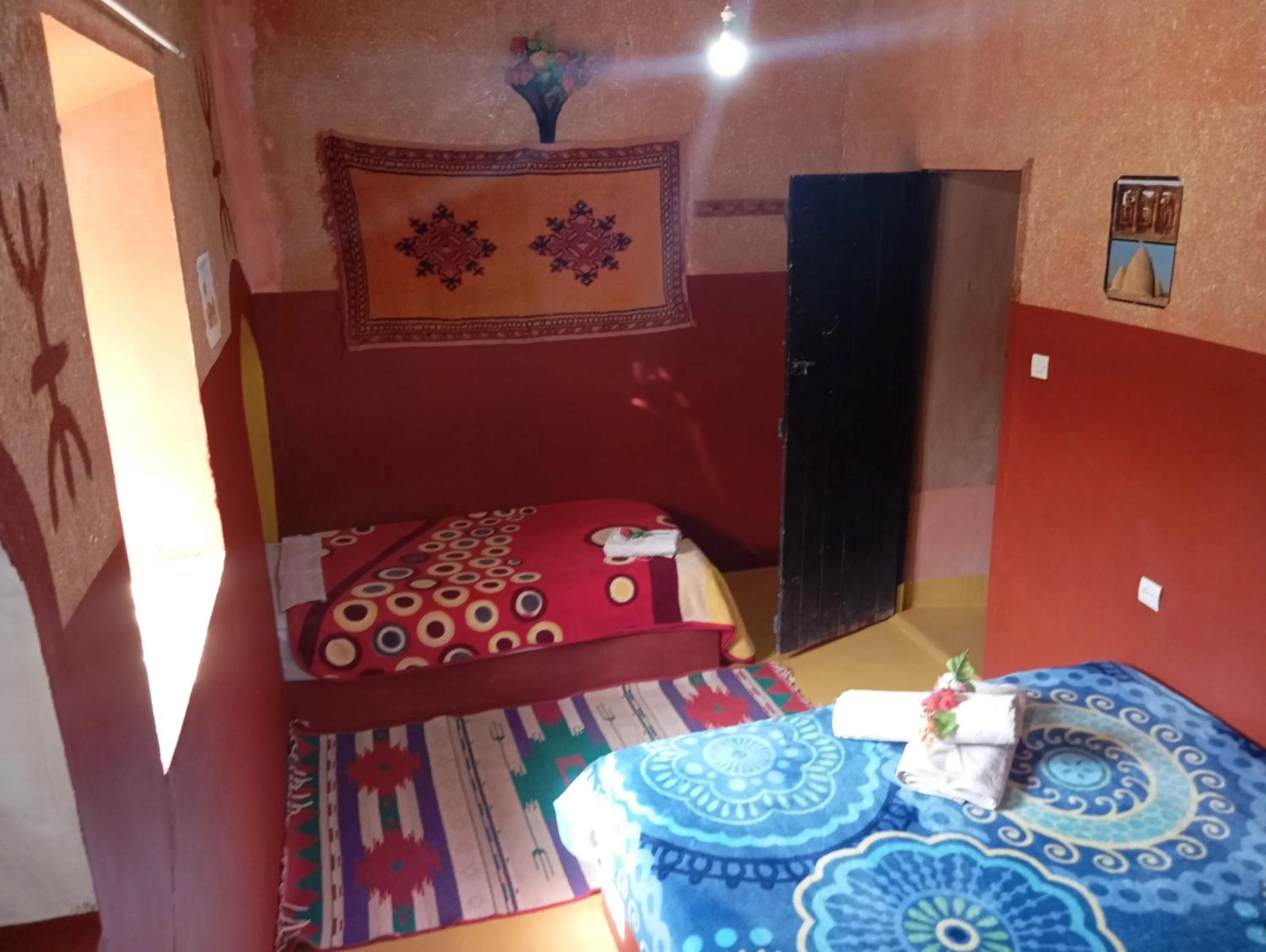 Bedroom, Bed in Kasbah tifaoute ait Ben haddou