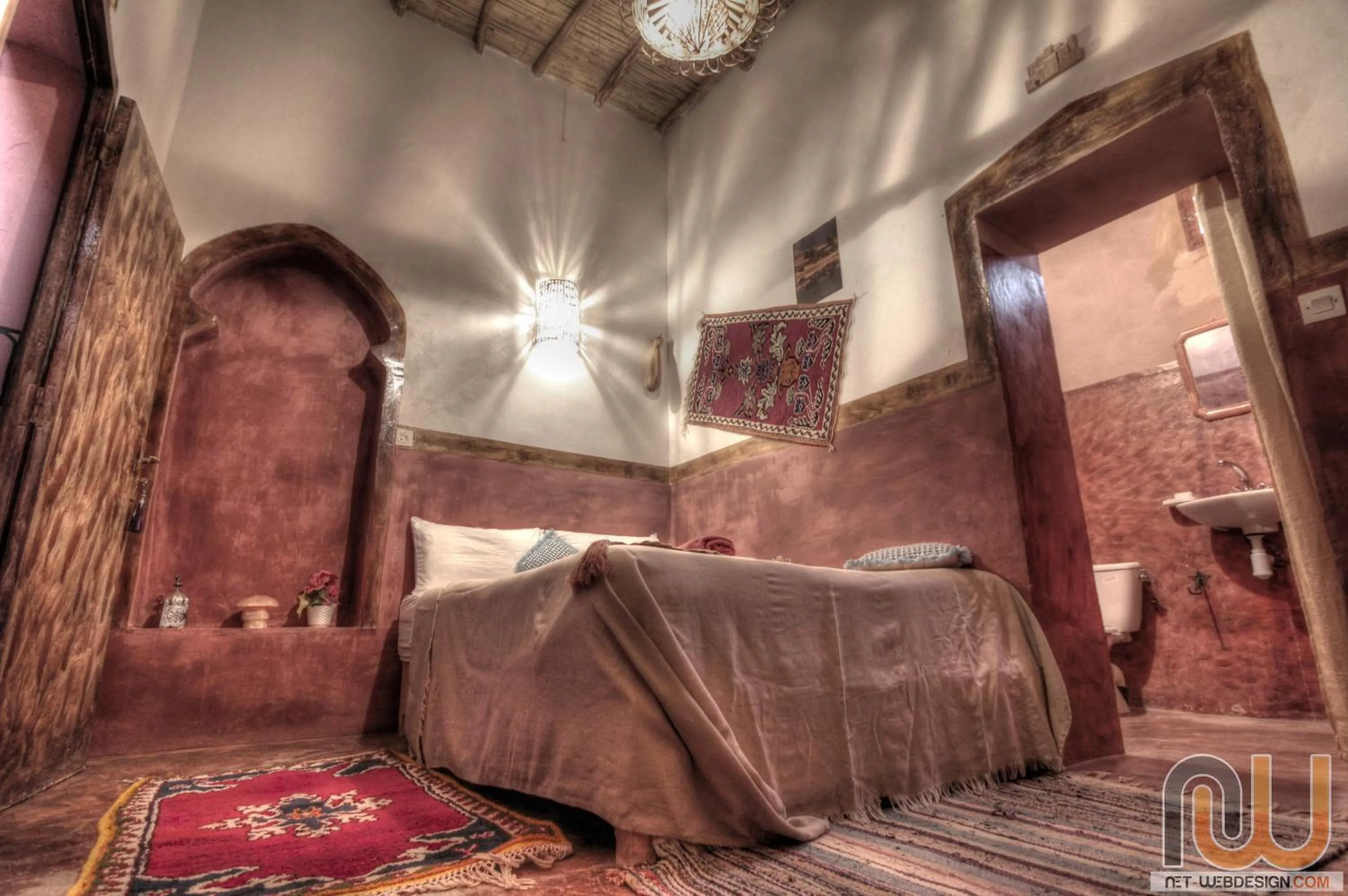 Bed in Kasbah tifaoute ait Ben haddou