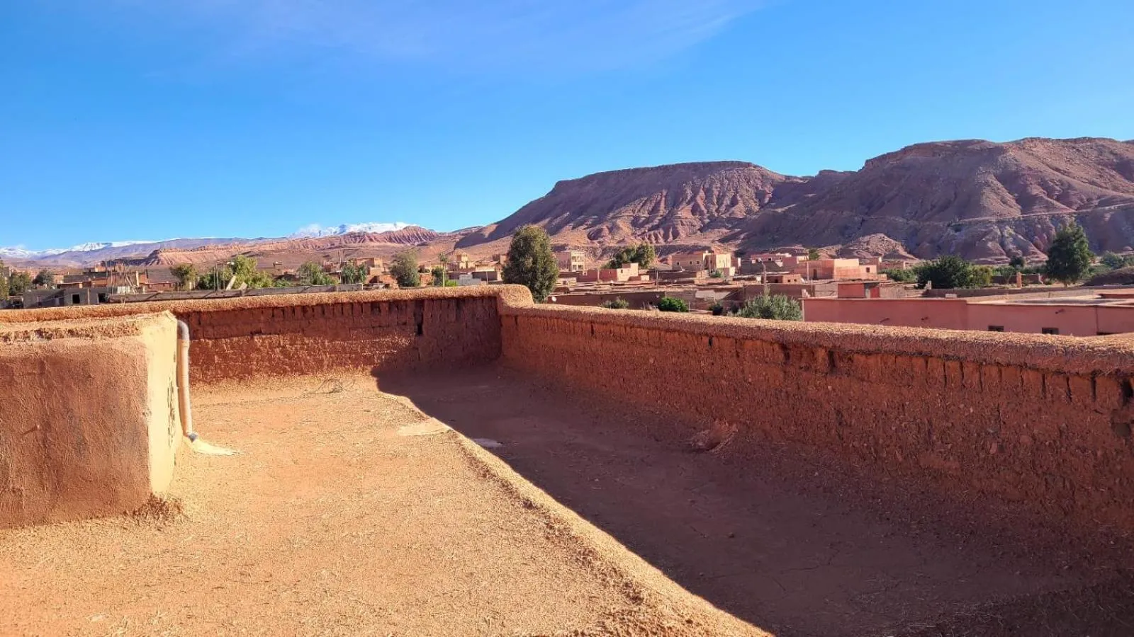 Patio in Kasbah tifaoute ait Ben haddou