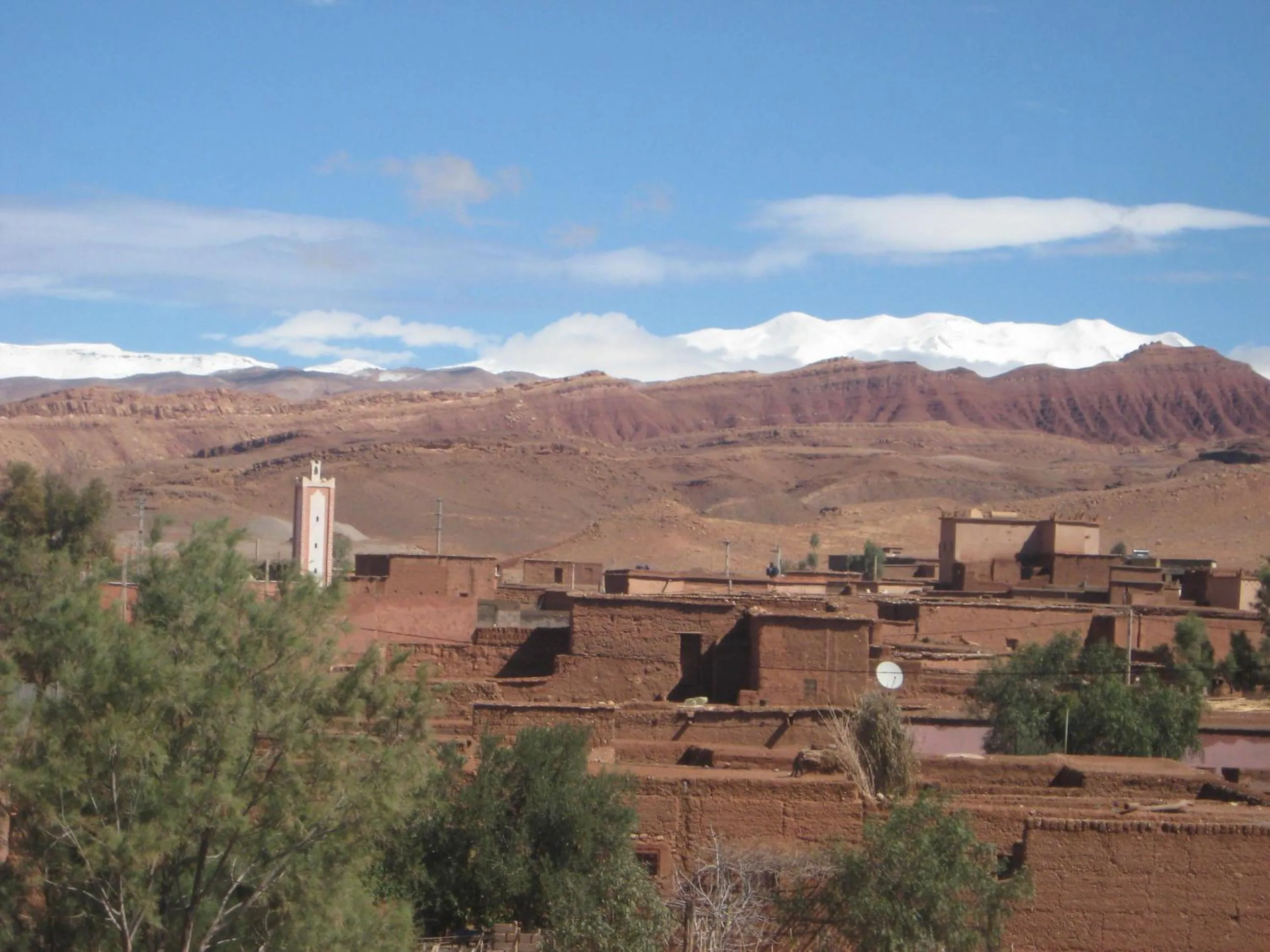 Nearby landmark in Kasbah tifaoute ait Ben haddou