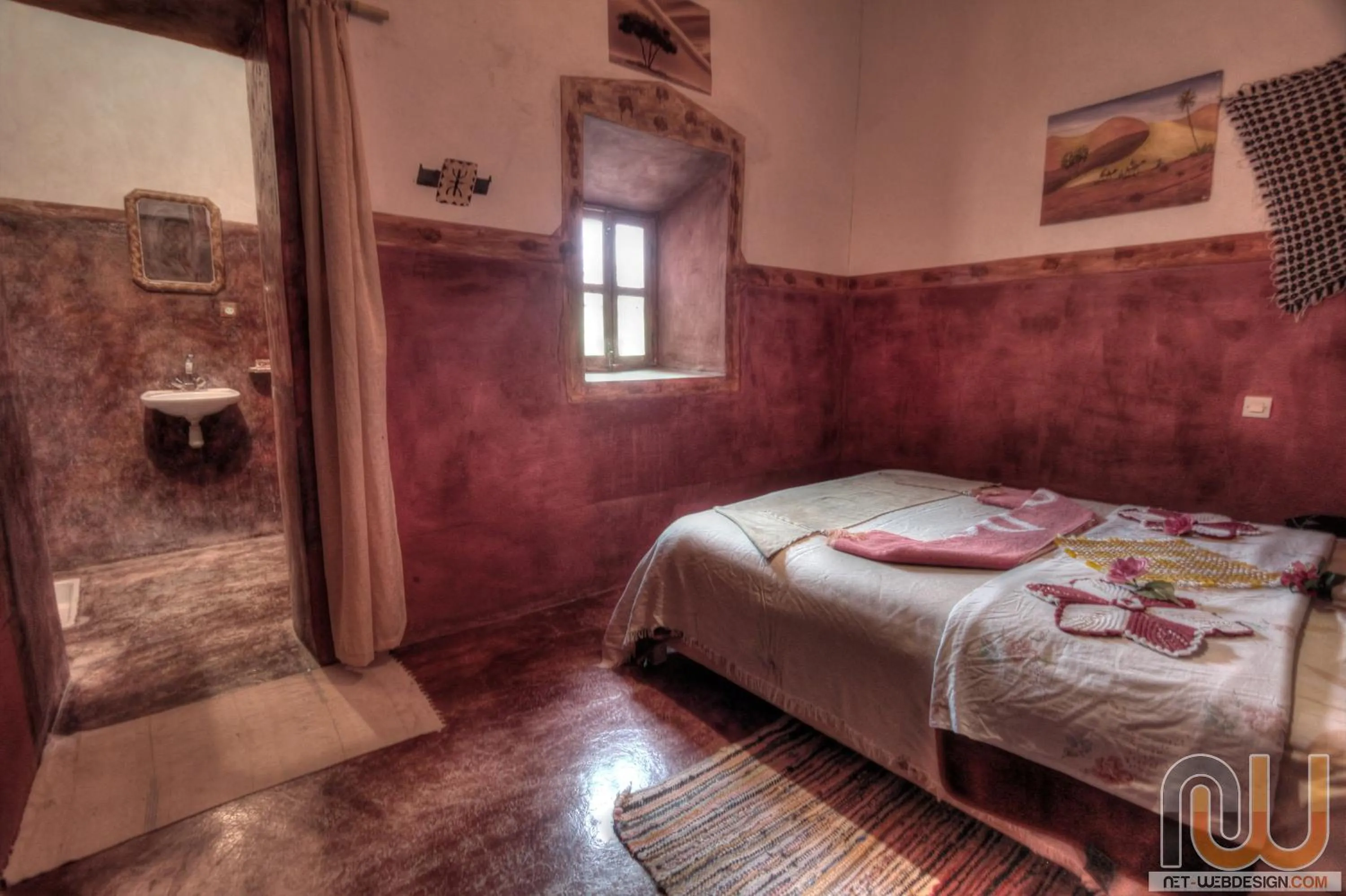 Bed in Kasbah tifaoute ait Ben haddou