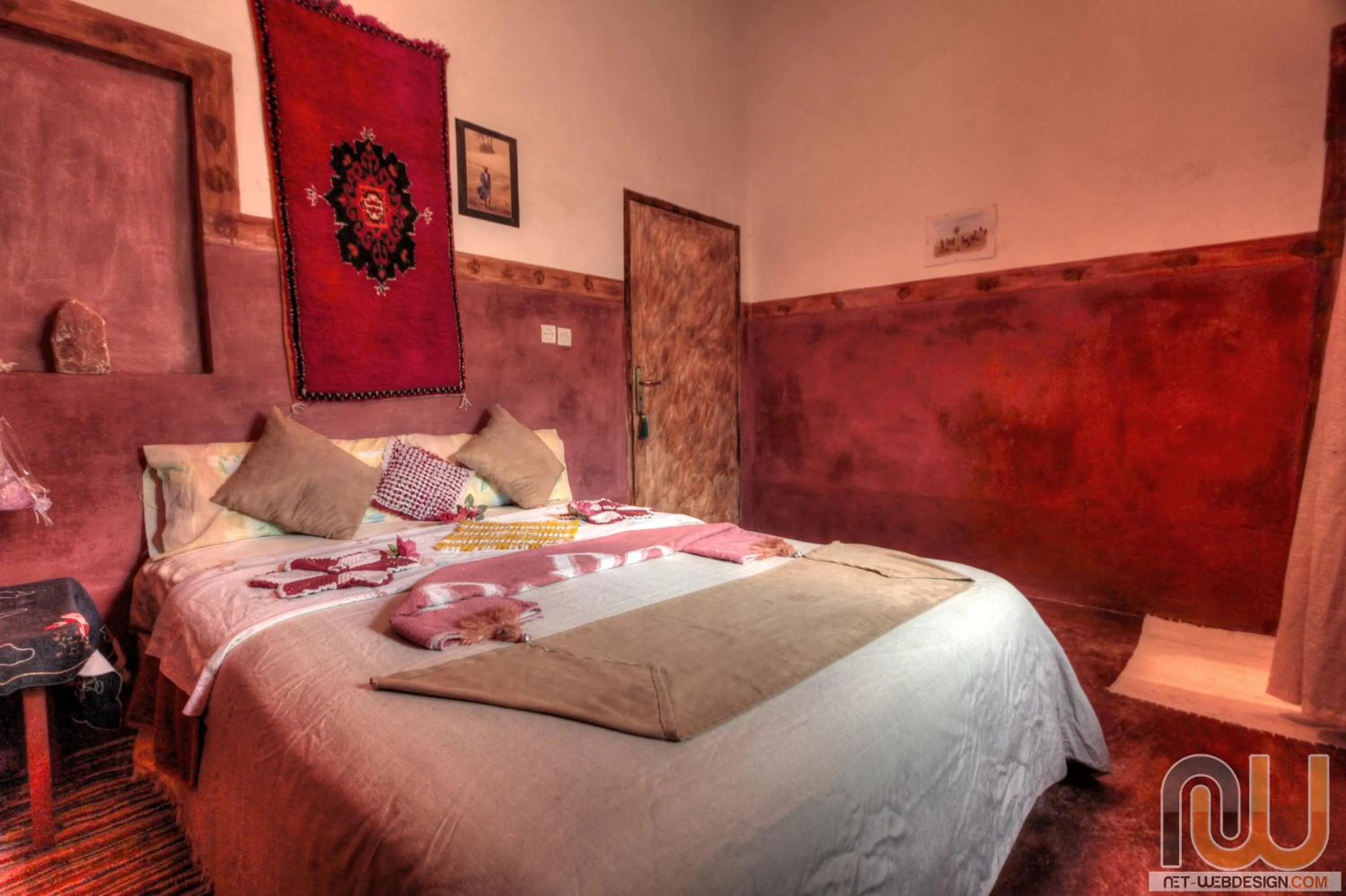 Bed in Kasbah tifaoute ait Ben haddou