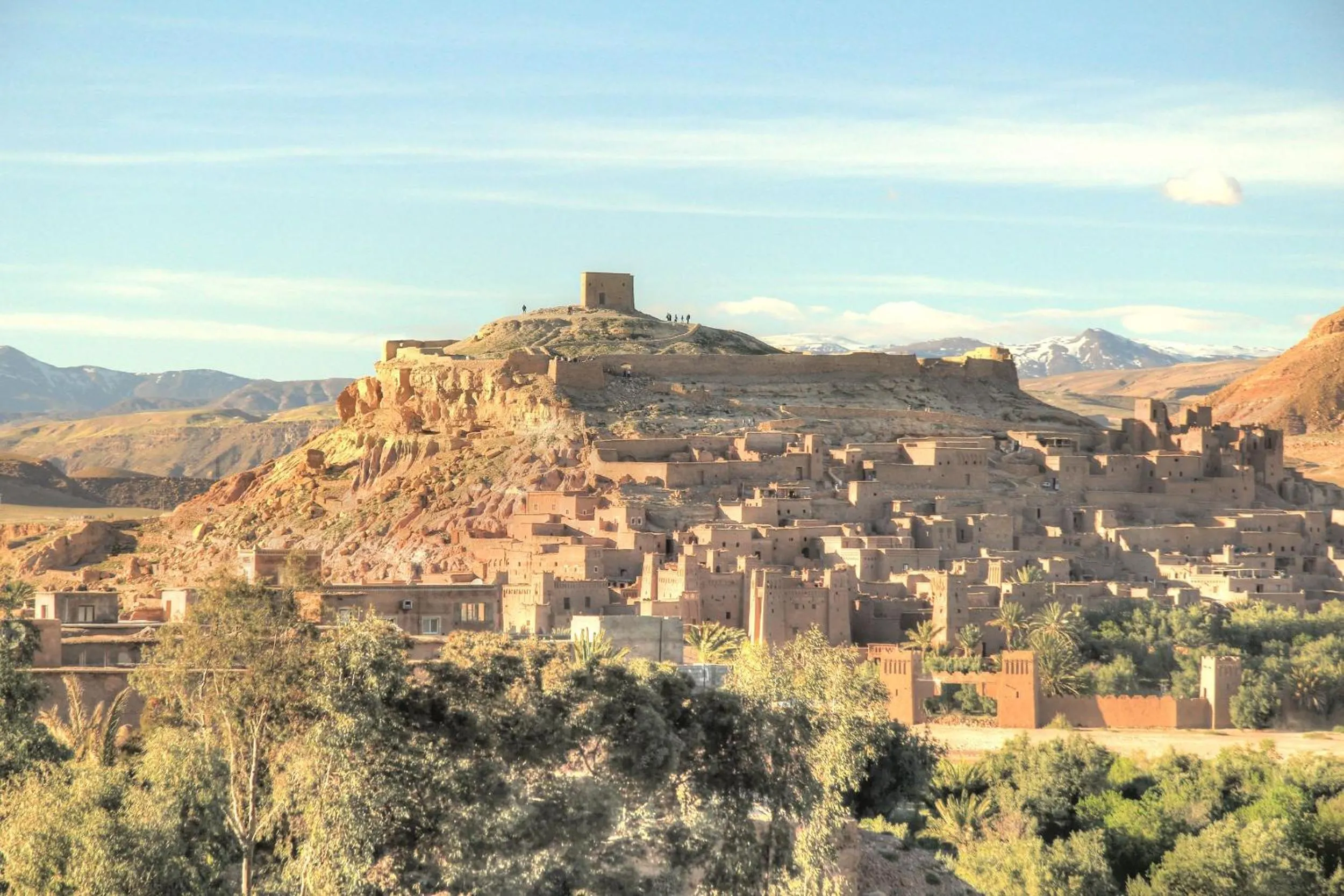 Nearby landmark in Kasbah tifaoute ait Ben haddou