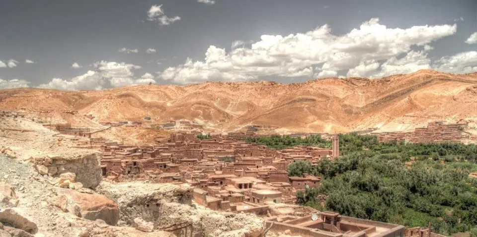 Nearby landmark in Kasbah tifaoute ait Ben haddou