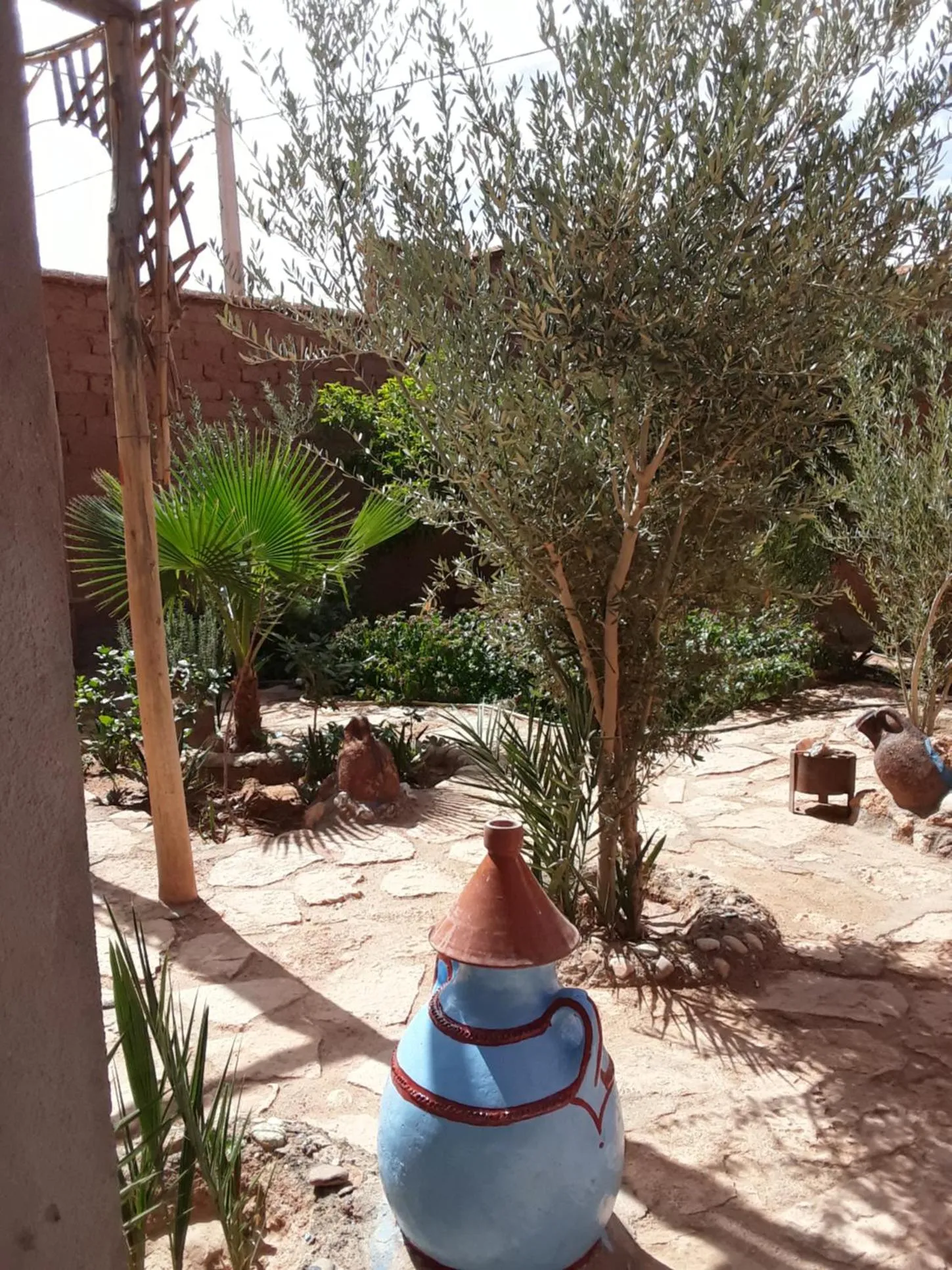 Garden in Kasbah tifaoute ait Ben haddou