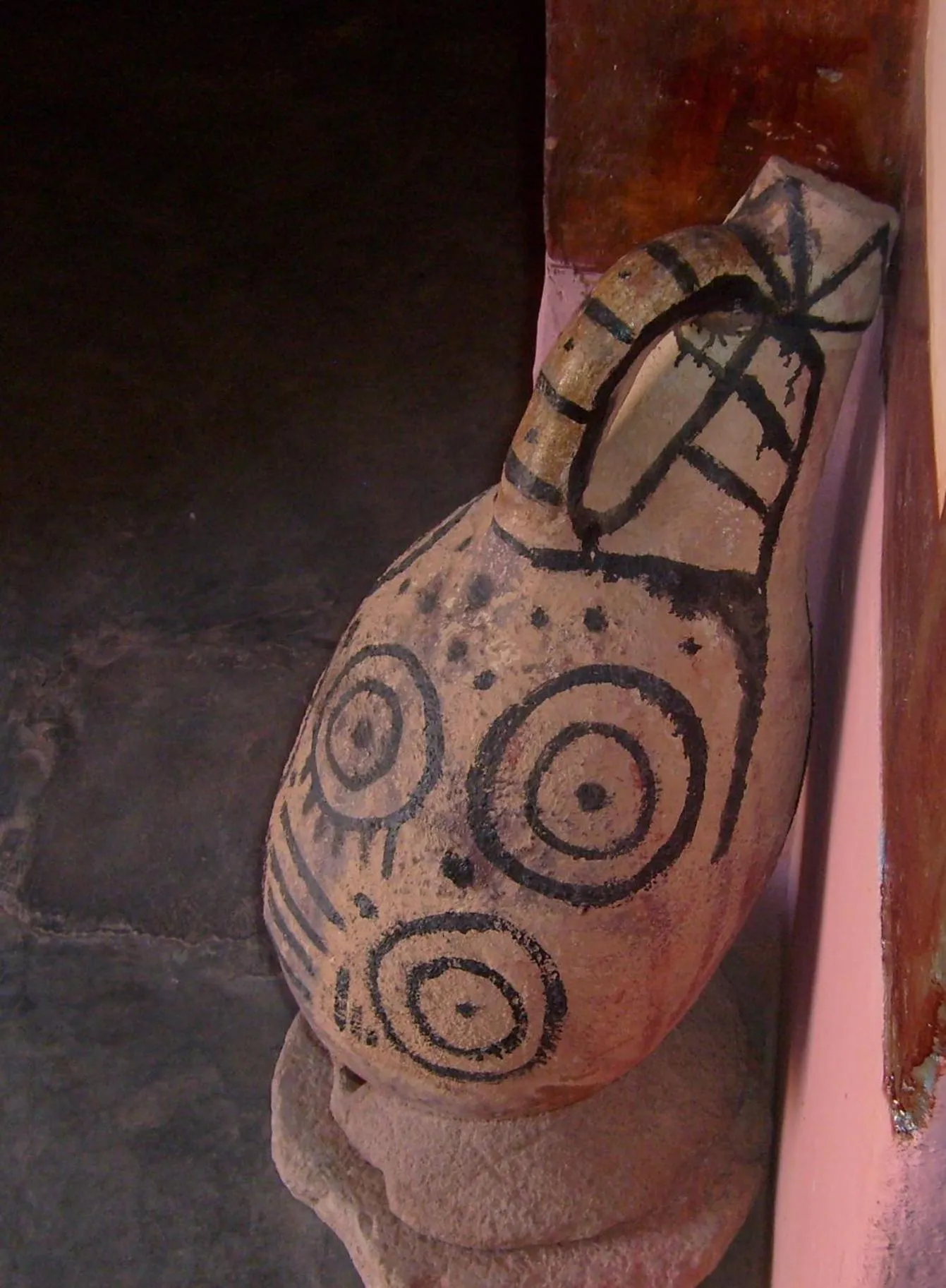 Decorative detail in Kasbah tifaoute ait Ben haddou