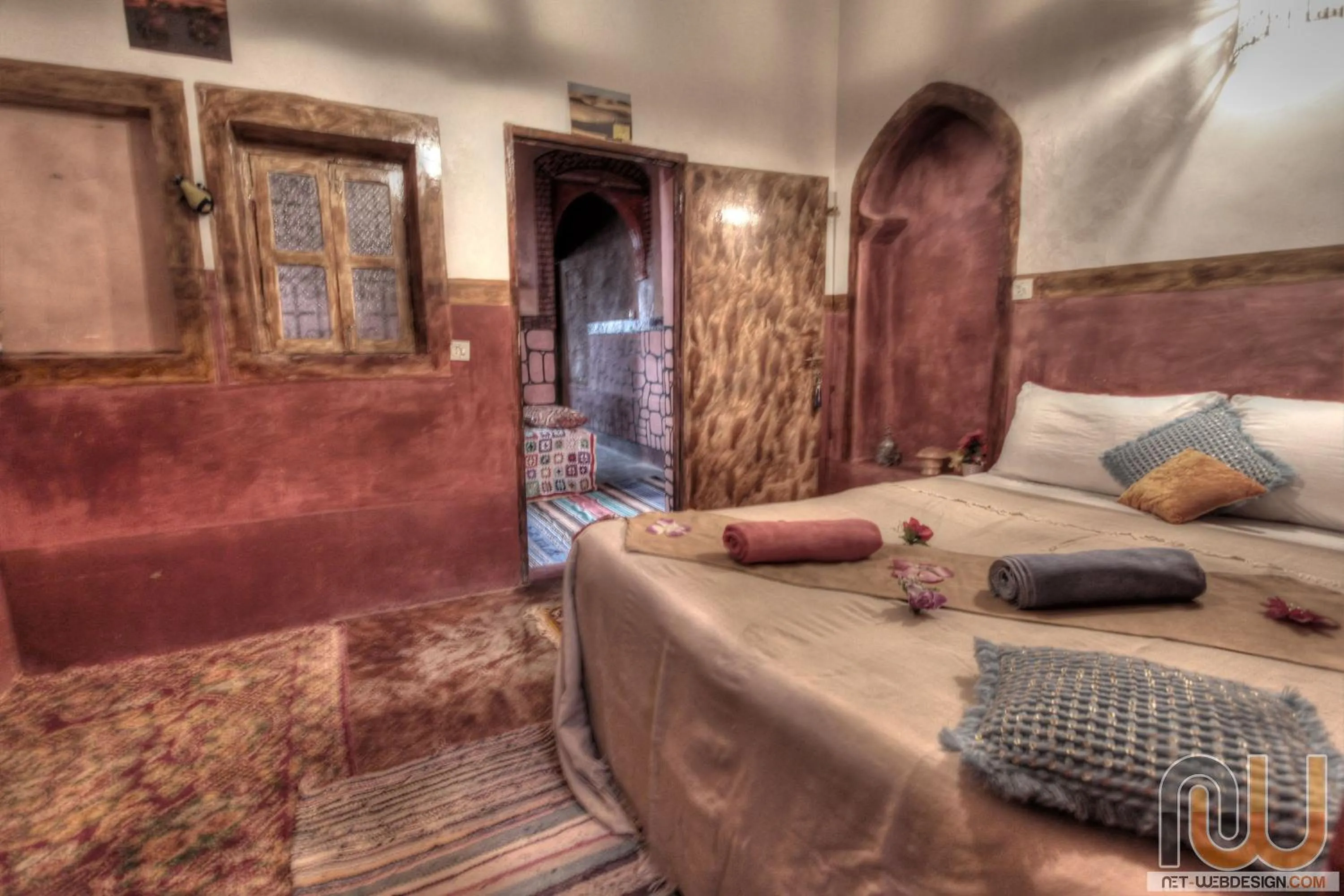Bed in Kasbah tifaoute ait Ben haddou