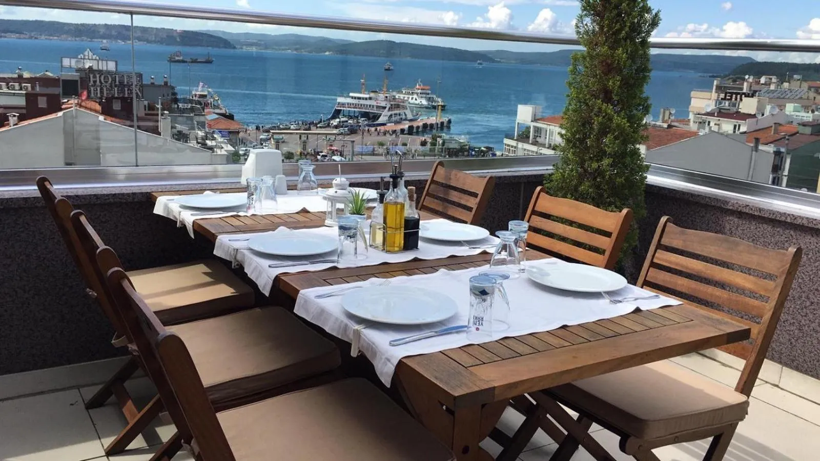 Balcony/Terrace in Çanak Hotel