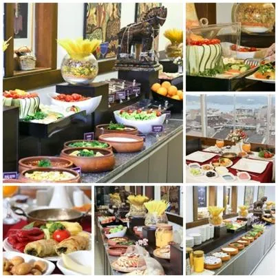 Buffet breakfast in Çanak Hotel