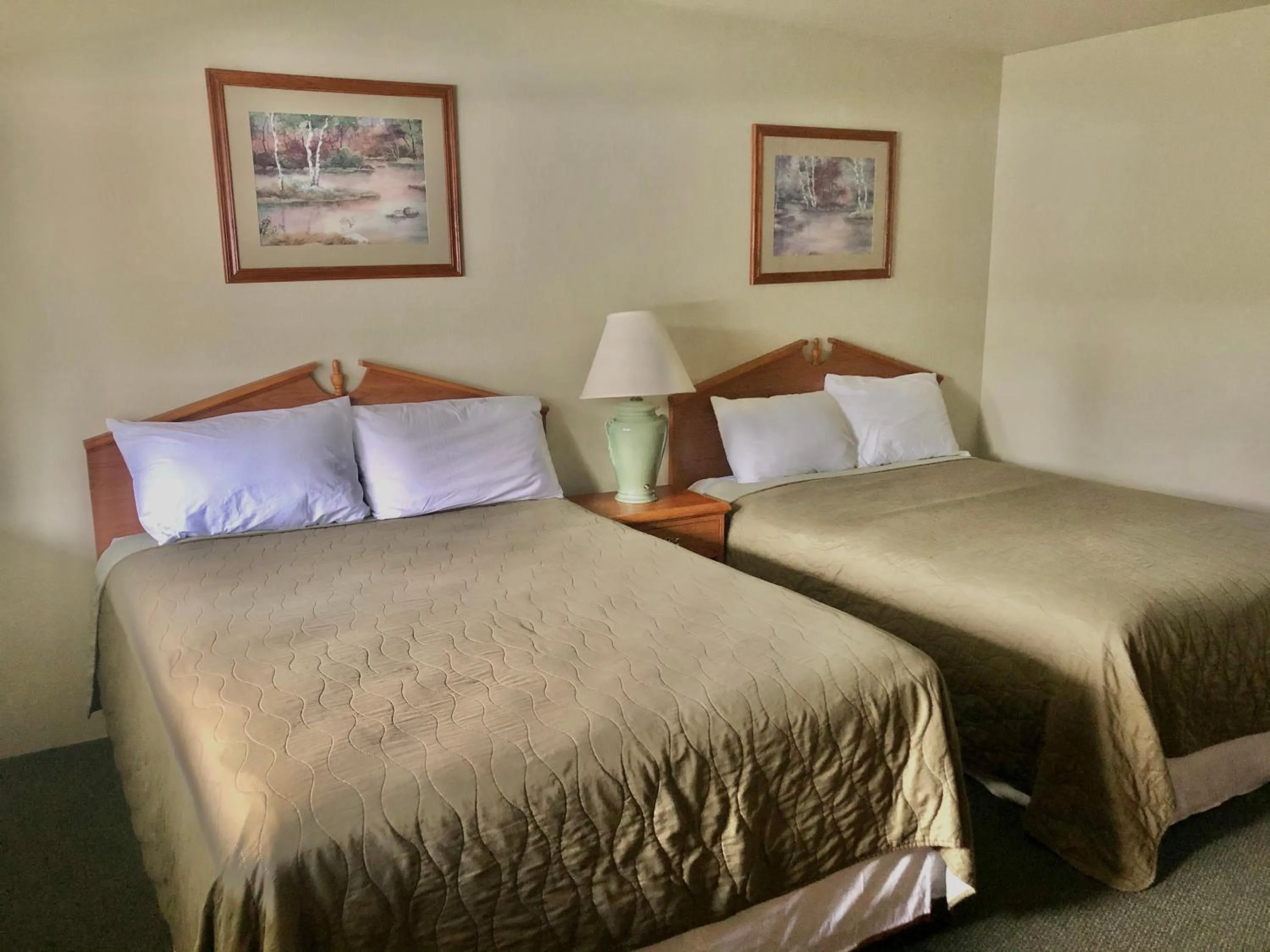 Bed in Hiouchi Motel