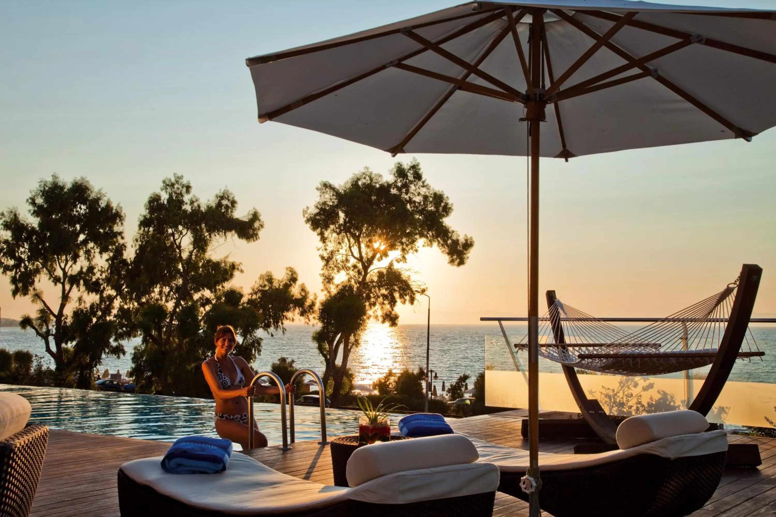 People in Elite Suites by Rhodes Bay