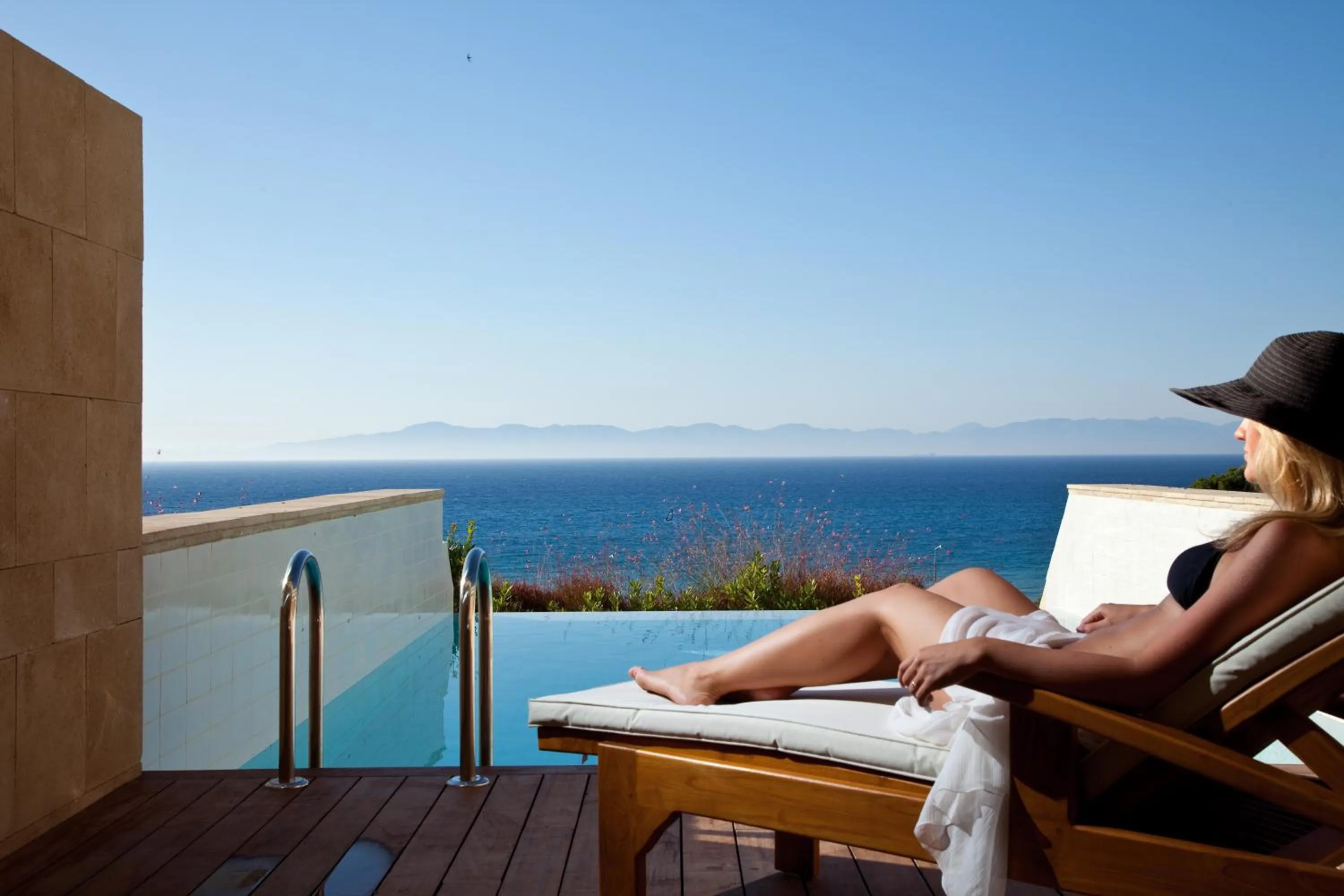 People in Elite Suites by Rhodes Bay