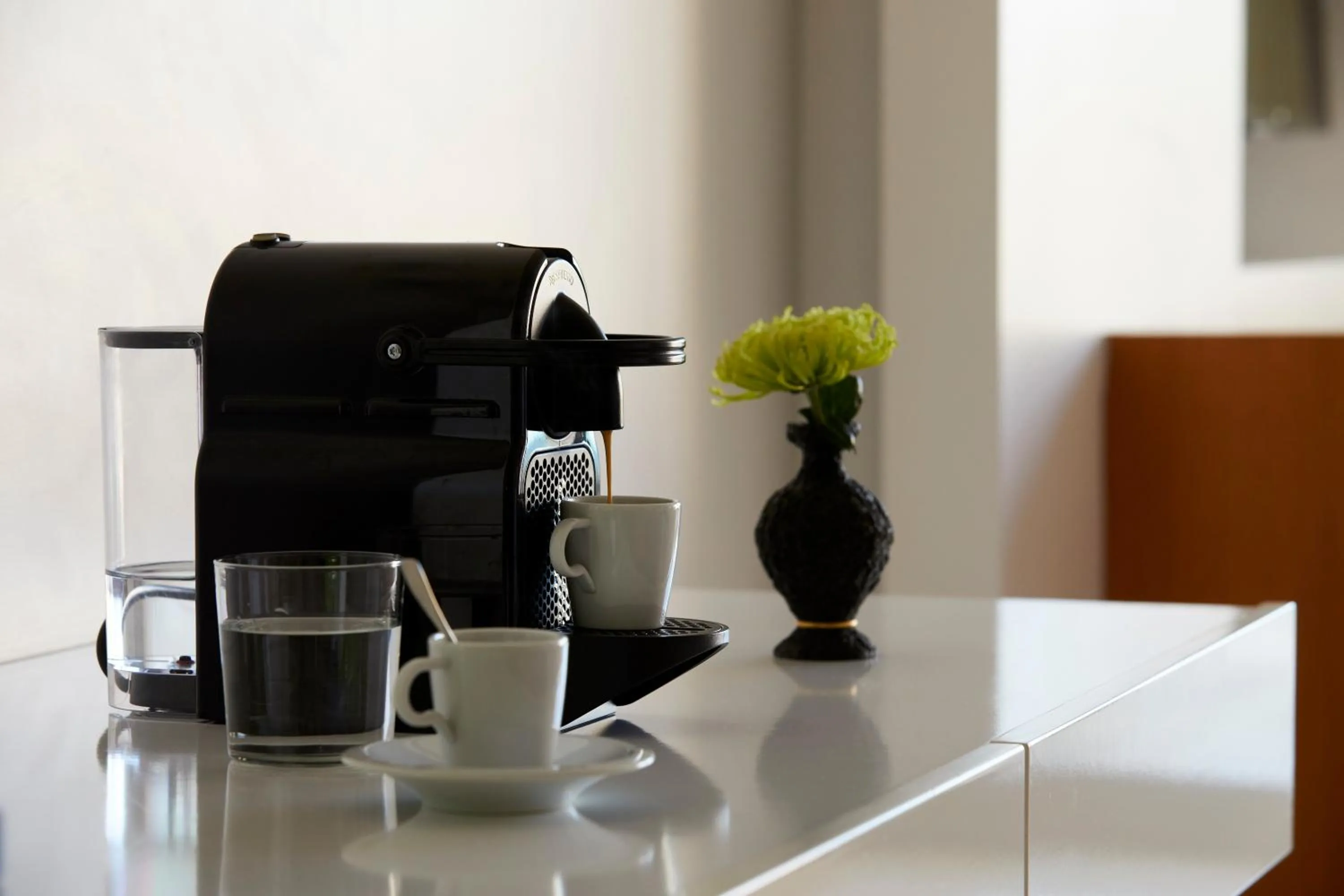 Coffee/tea facilities in Elite Suites by Rhodes Bay